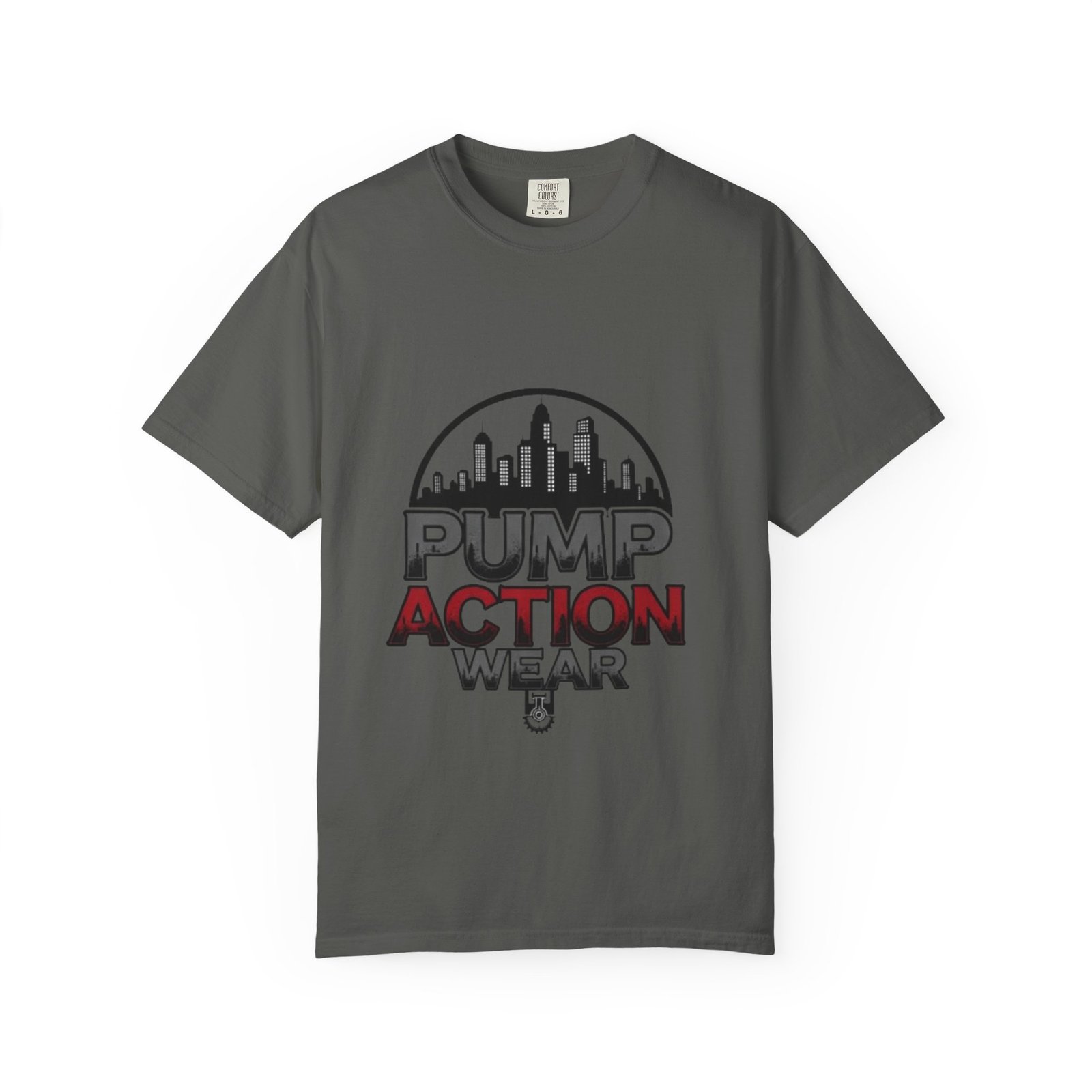 Pump Action Wear Skyline T-Shirt — Urban Streetwear Graphic Tee - Image 17