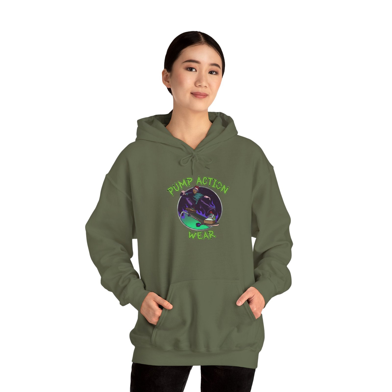 Pump Action Wear Hoodie 17 — Pullover - Image 18