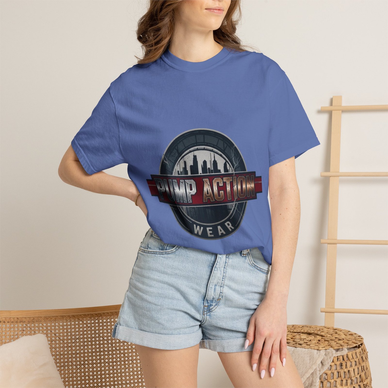 Pump Action Wear Logo T‑Shirt — Urban Fitness Gym Tee - Image 32
