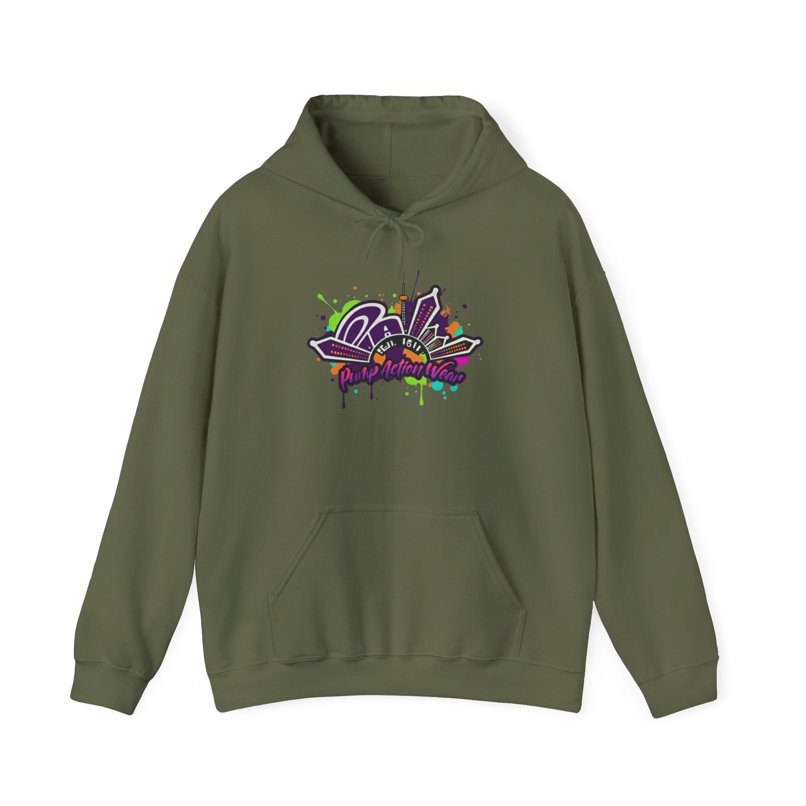 Pump Action Wear Hoodie 15 — Pullover - Image 17