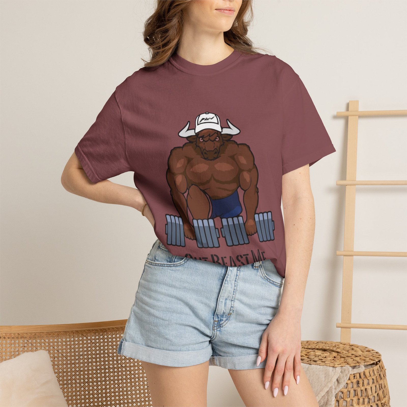 Out Beast Me T-Shirt — Motivational Gym Workout Tee - Image 8