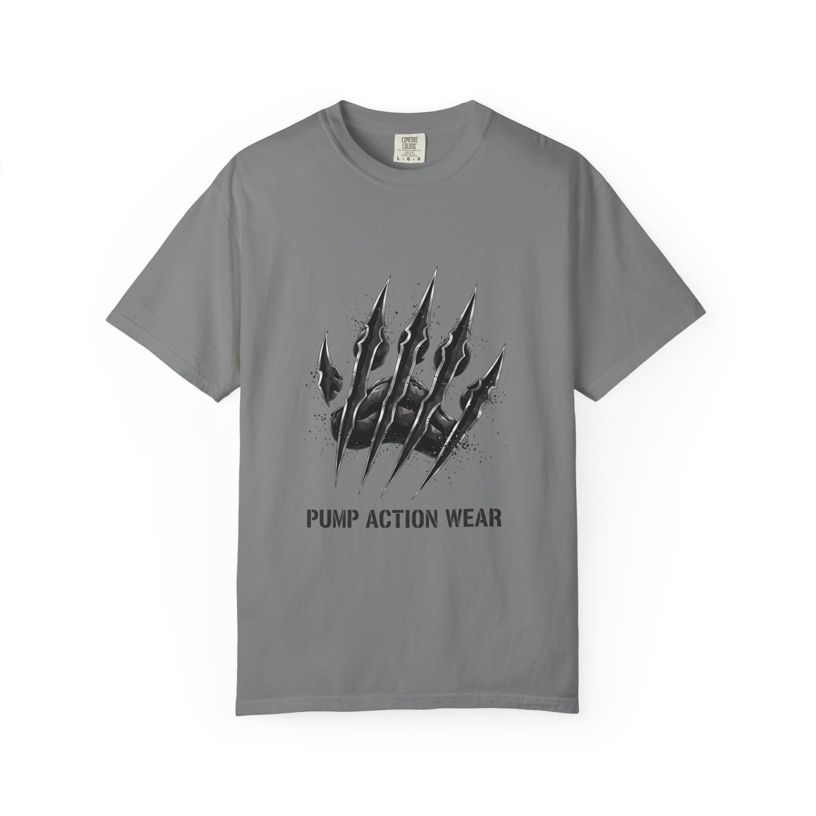 Pump Action Wear Graphic T-Shirt — Tactical Claw Logo Tee - Image 21
