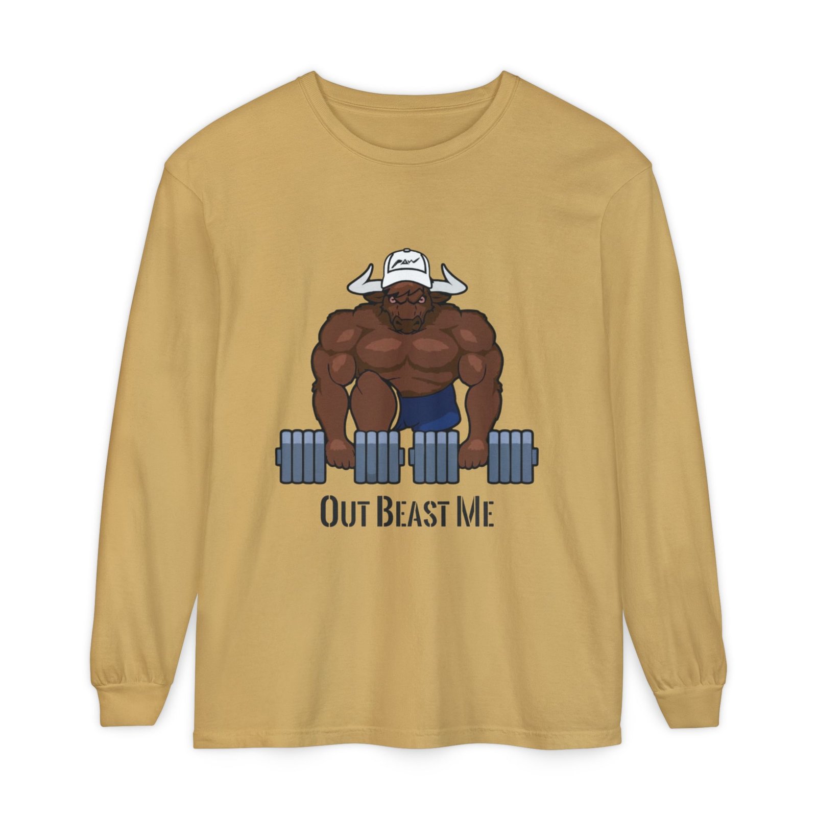 Out Beast Me Long Sleeve Shirt — Motivational Gym Tee - Image 21