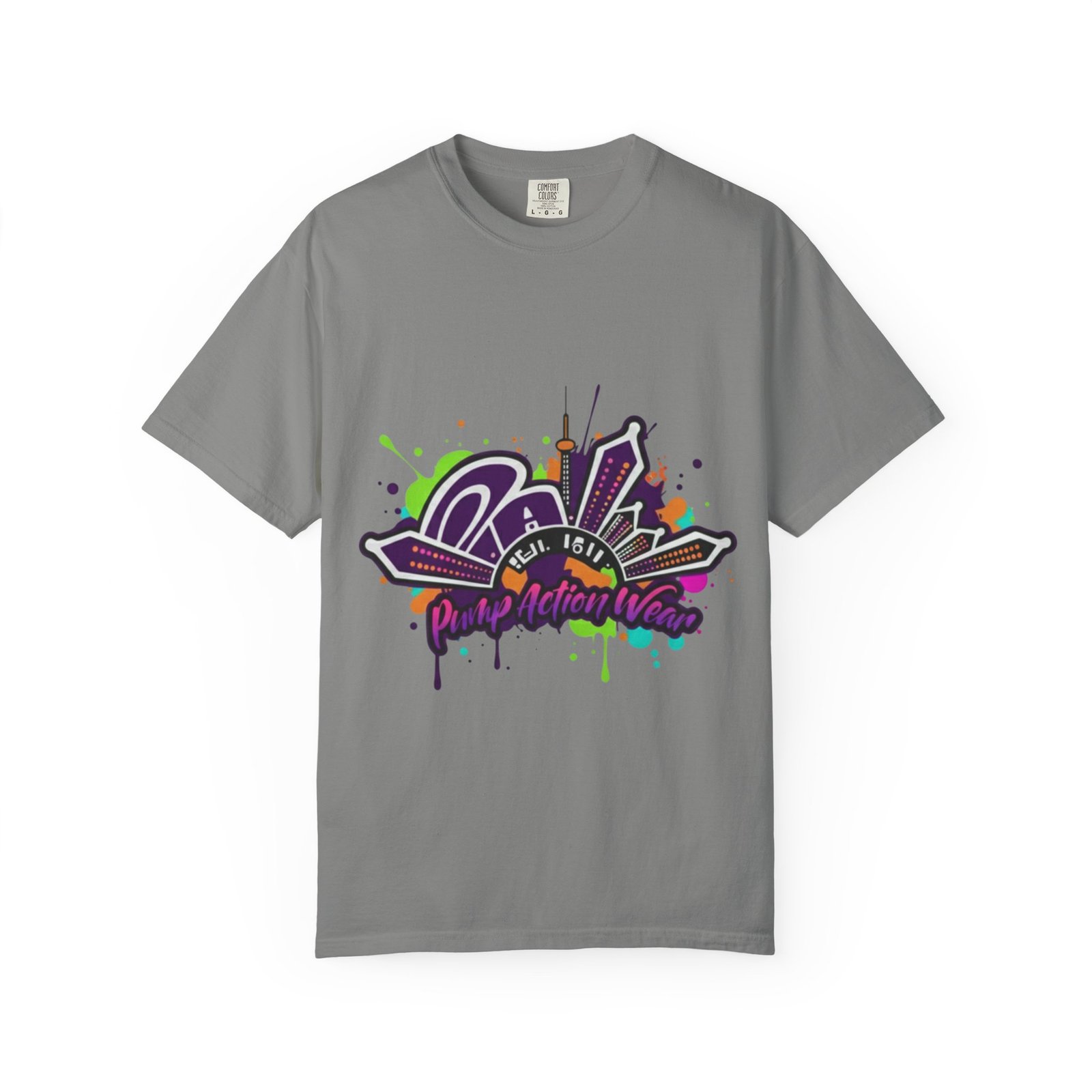 T-Shirt — Retro Graffiti 'Party All Night' Graphic Tee - Image 29