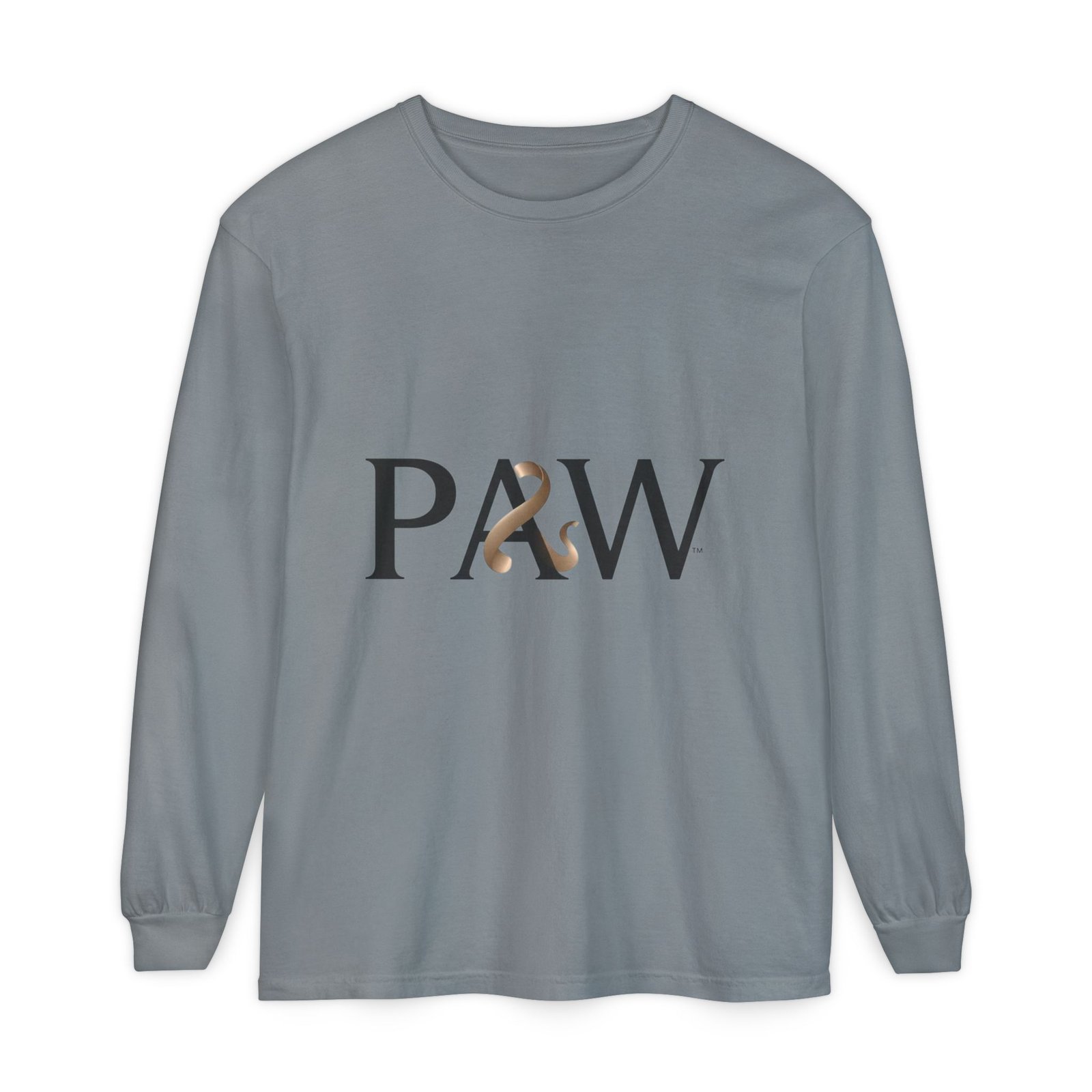 PAW Ampersand Long Sleeve Tee — Minimal Pet Lover Graphic Shirt - Image 53