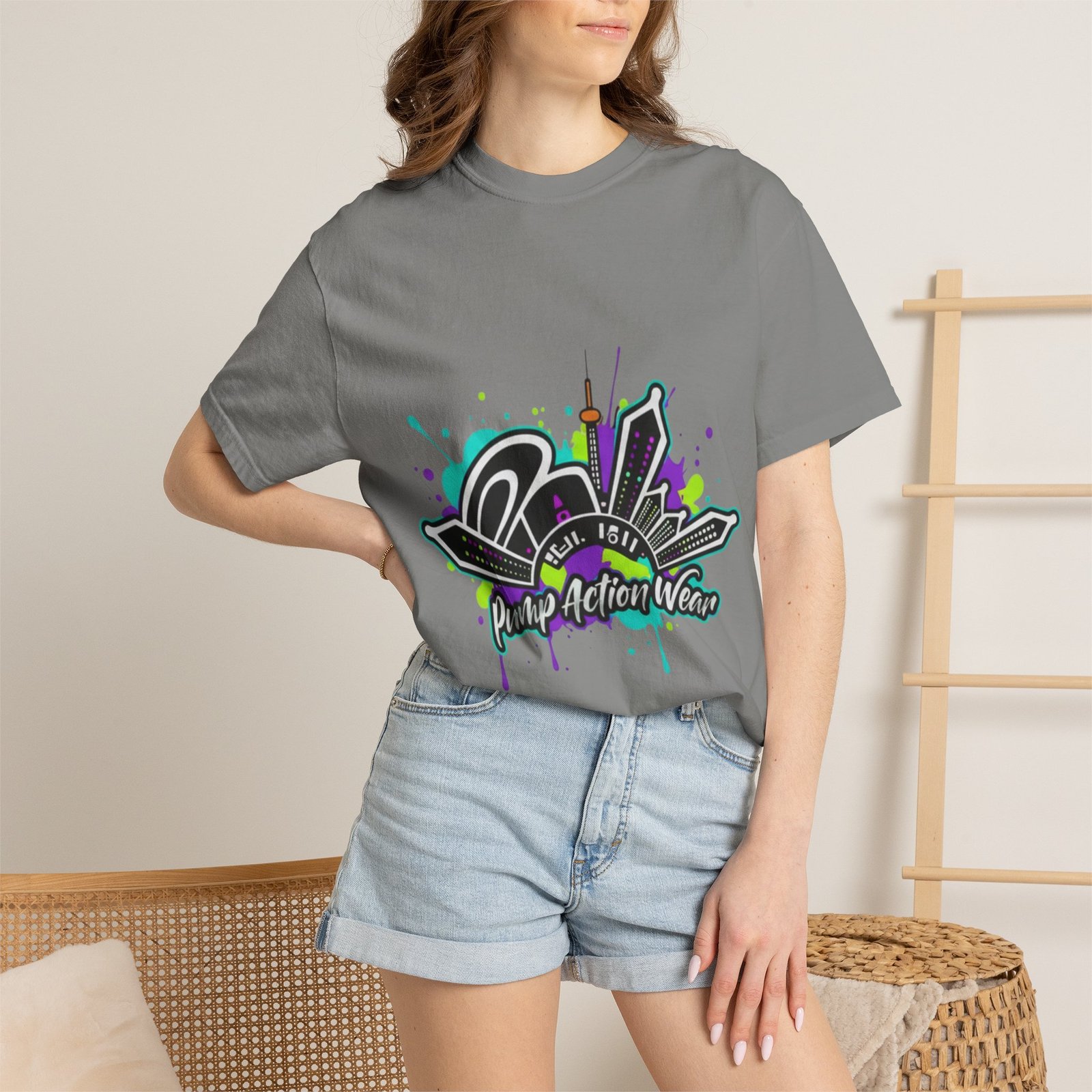 Graffiti City “Pimp-Action Wear” Graphic T-Shirt - Image 36