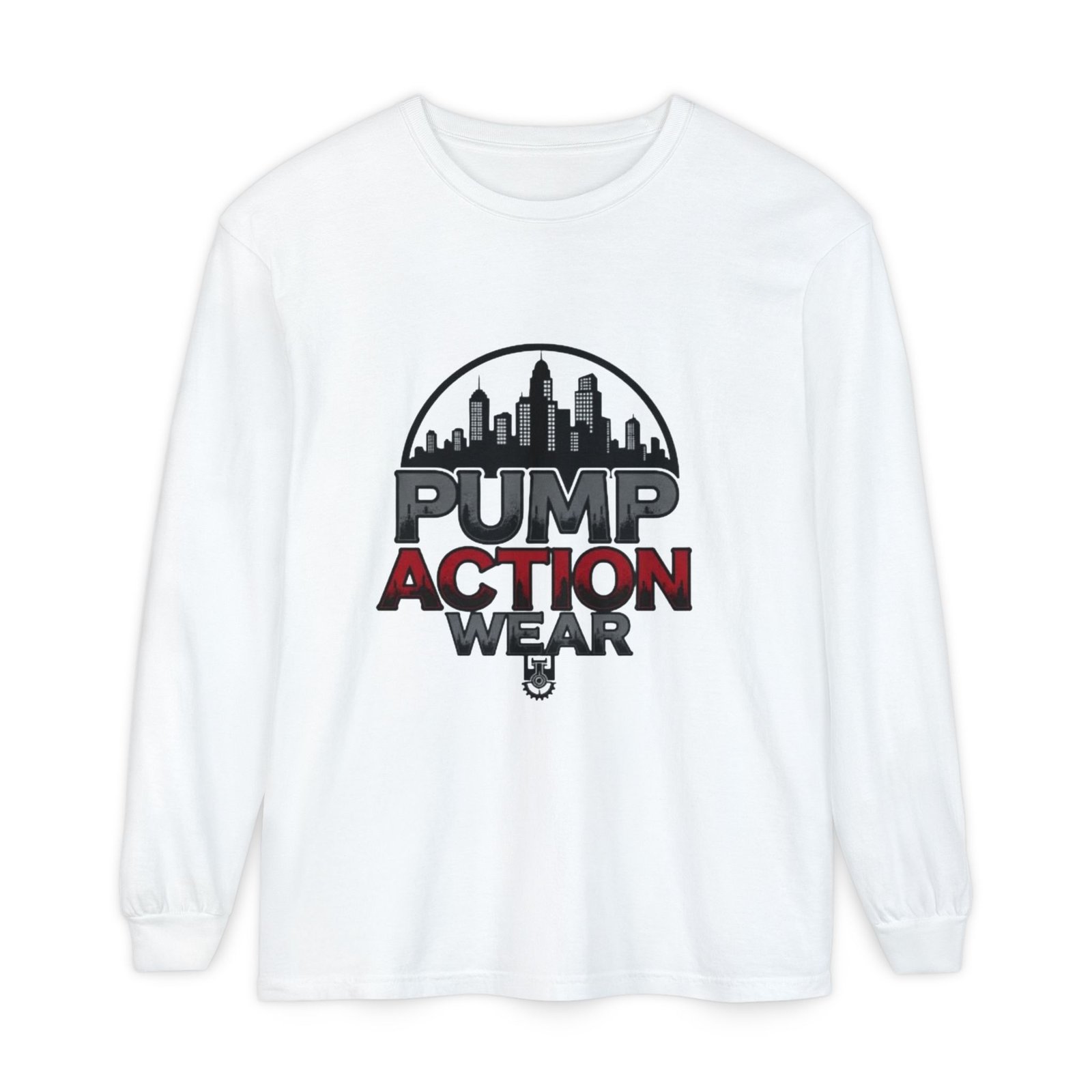 Pump Action Wear Long Sleeve Tee – Urban Skyline Graphic
