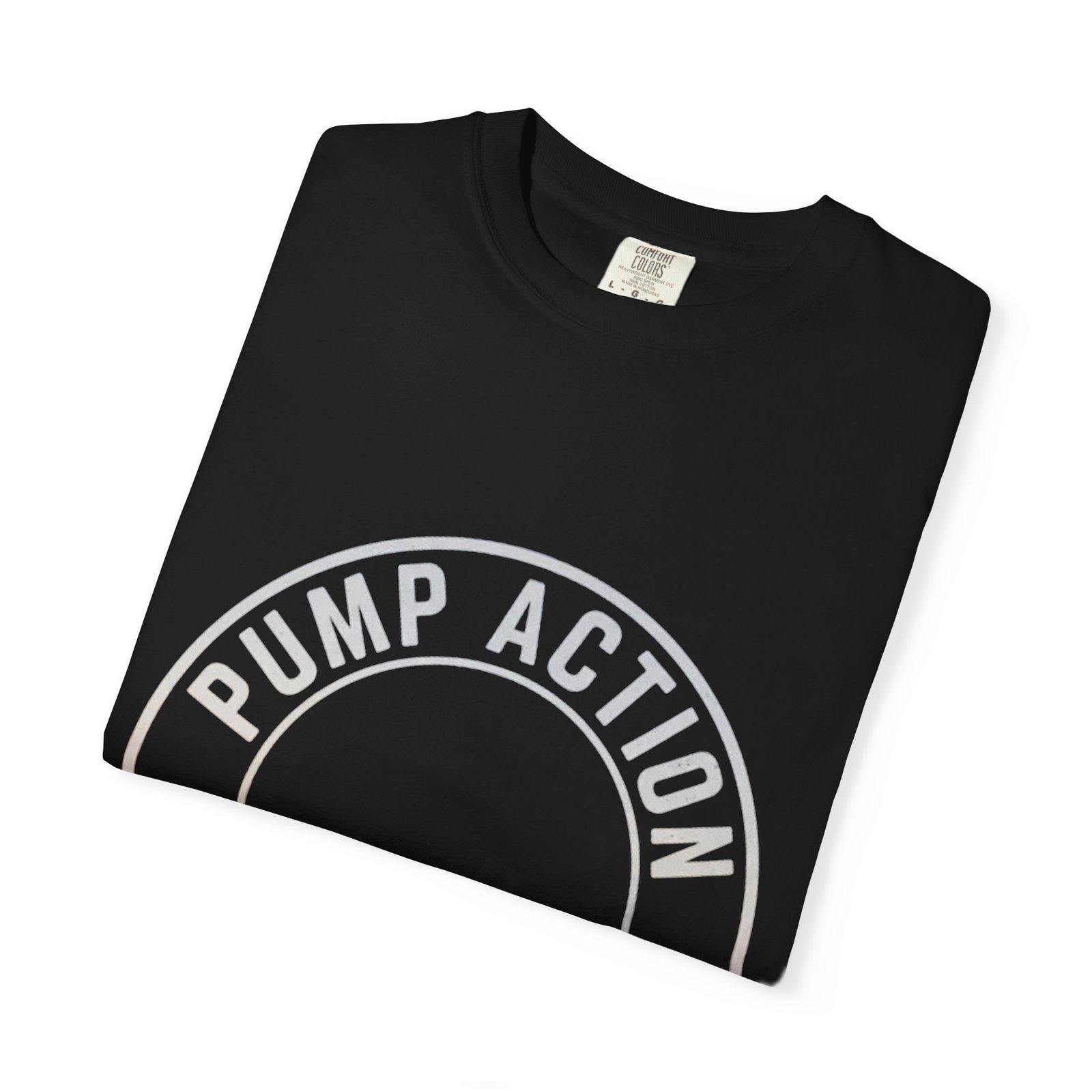 Pump Action Wear T‑Shirt — Vintage Crest Graphic Tee - Image 47