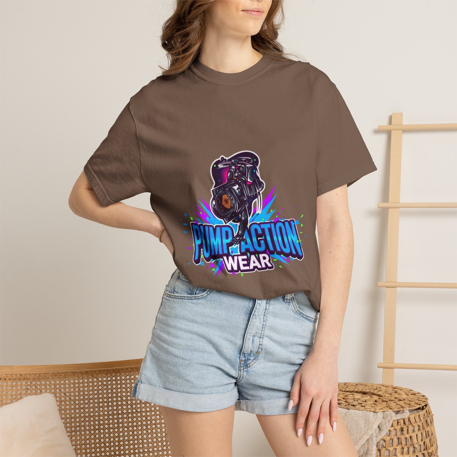 Pump Action Wear T-Shirt — Retro Gamer Streetwear Graphic Tee - Image 16