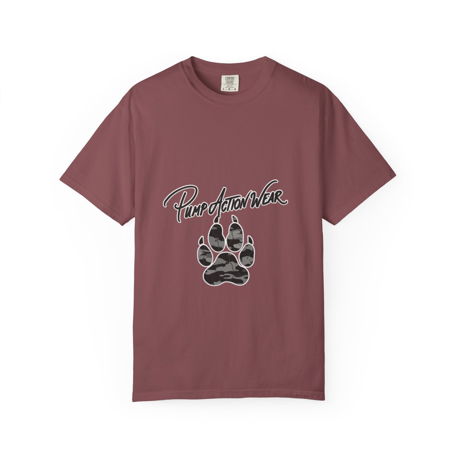 Pump Action Wear Paw Print T-Shirt — Graphic Casual Tee for Pet Lovers - Image 5