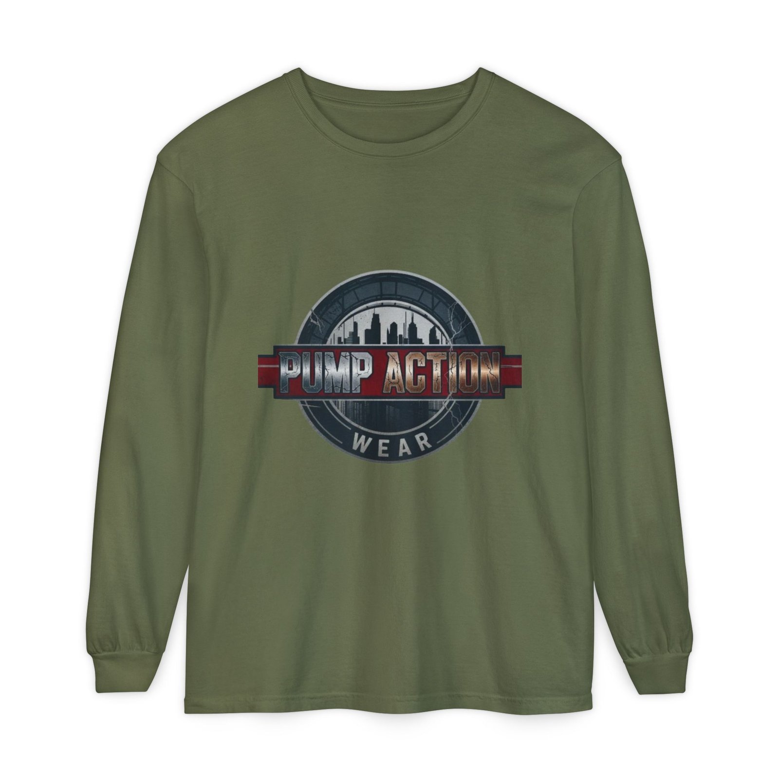 Pump Action Logo Long Sleeve Tee - Image 37