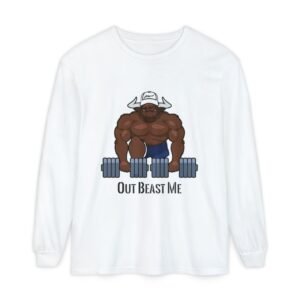 Out Beast Me Long Sleeve Shirt — Motivational Gym Tee
