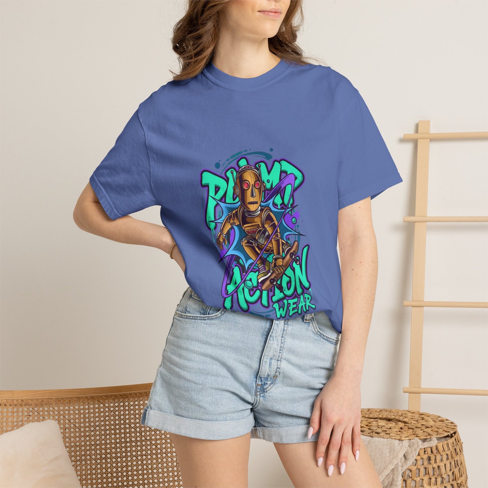 Streetwear T-Shirt — "Playa Action Wear" Graphic Tee (Urban Graffiti Style) - Image 32