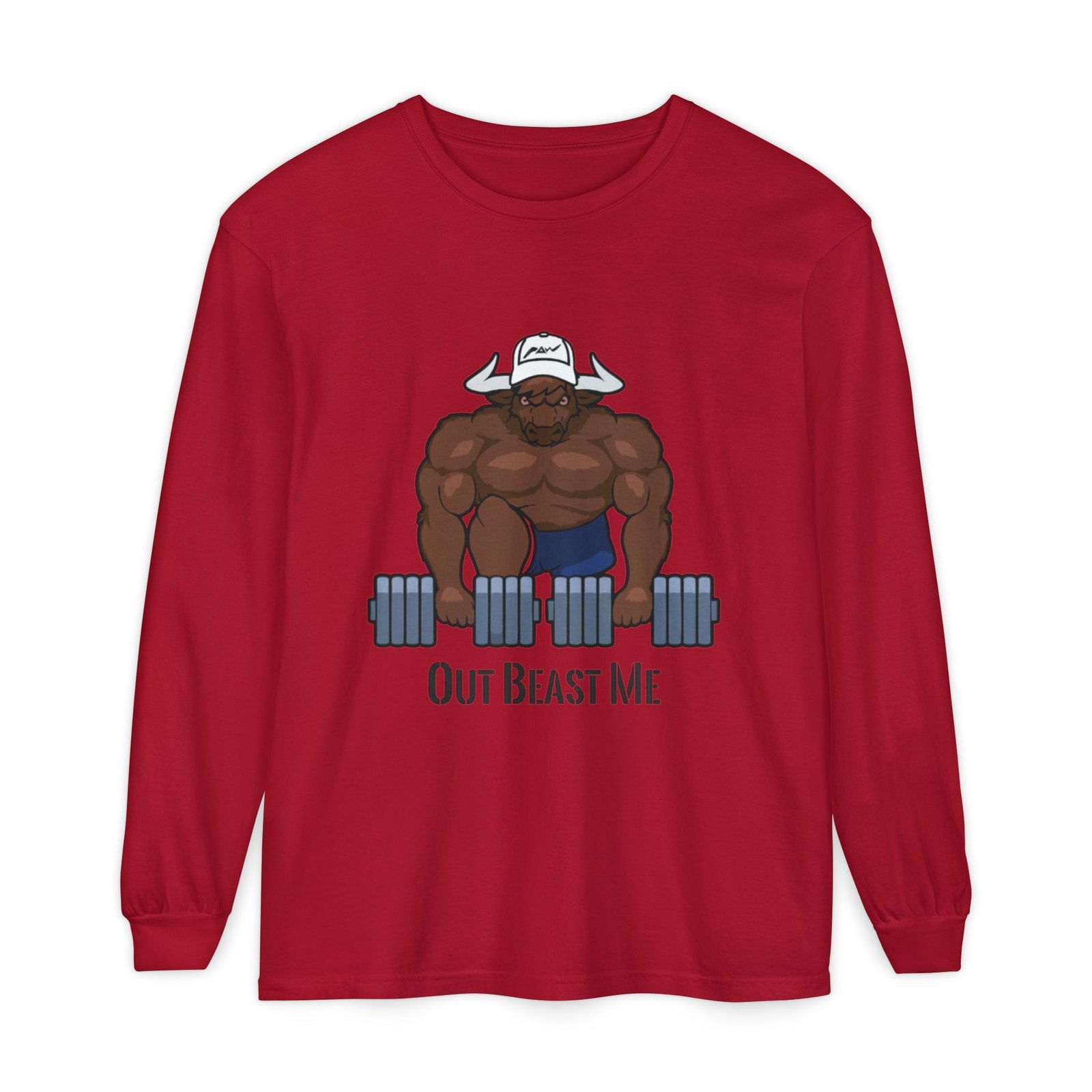 Out Beast Me Long Sleeve Shirt — Motivational Gym Tee - Image 65