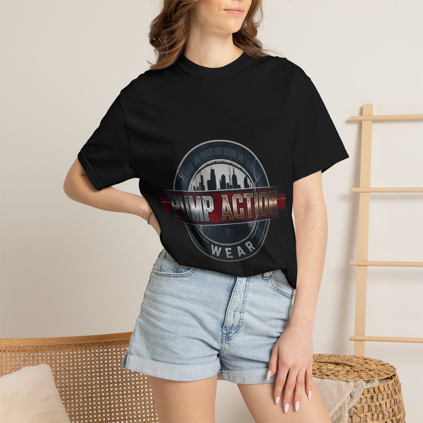 Pump Action Wear Logo T‑Shirt — Urban Fitness Gym Tee - Image 48