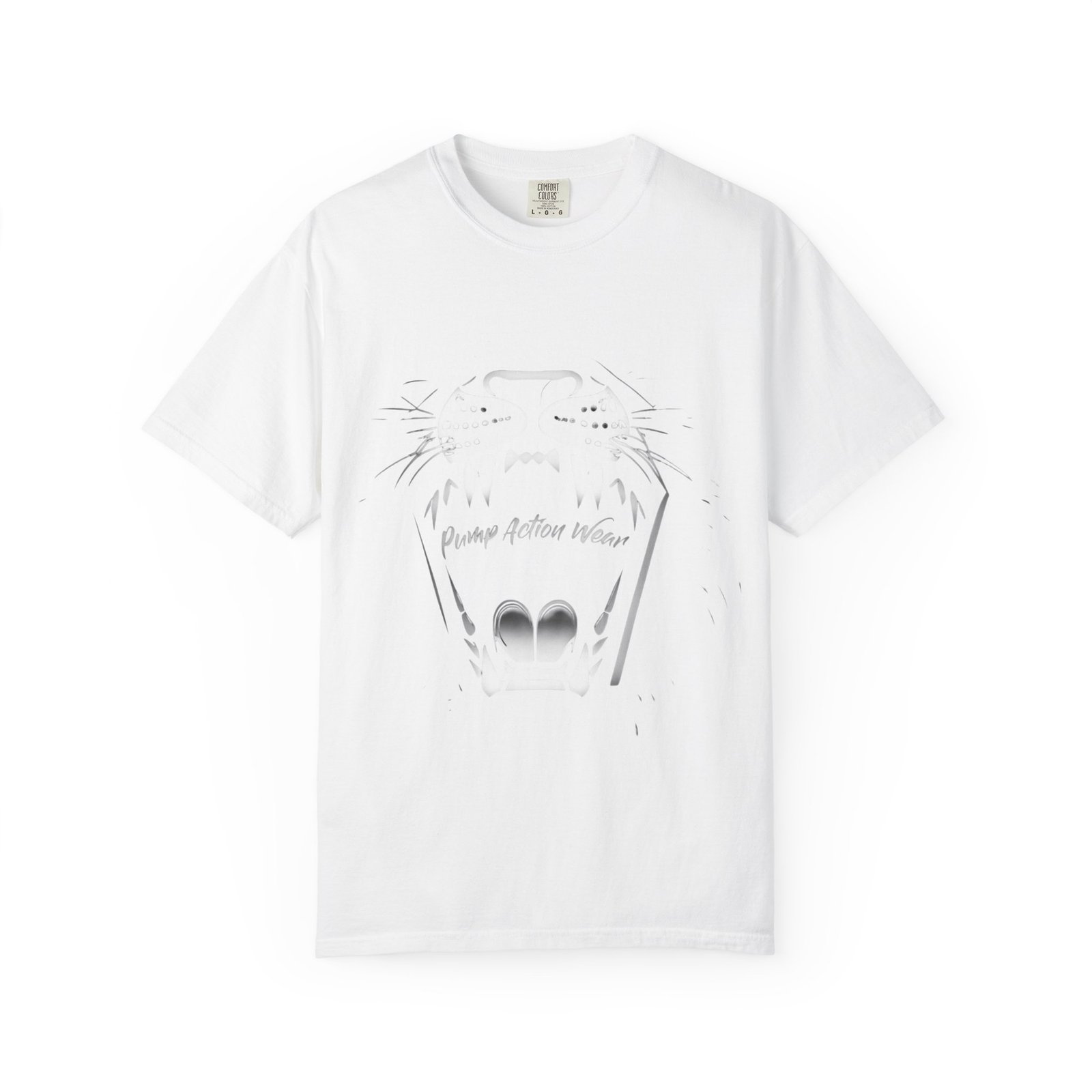 Cat Jaw Graphic T-Shirt — 'Please Afford Meow' Minimalist Cat Face Tee