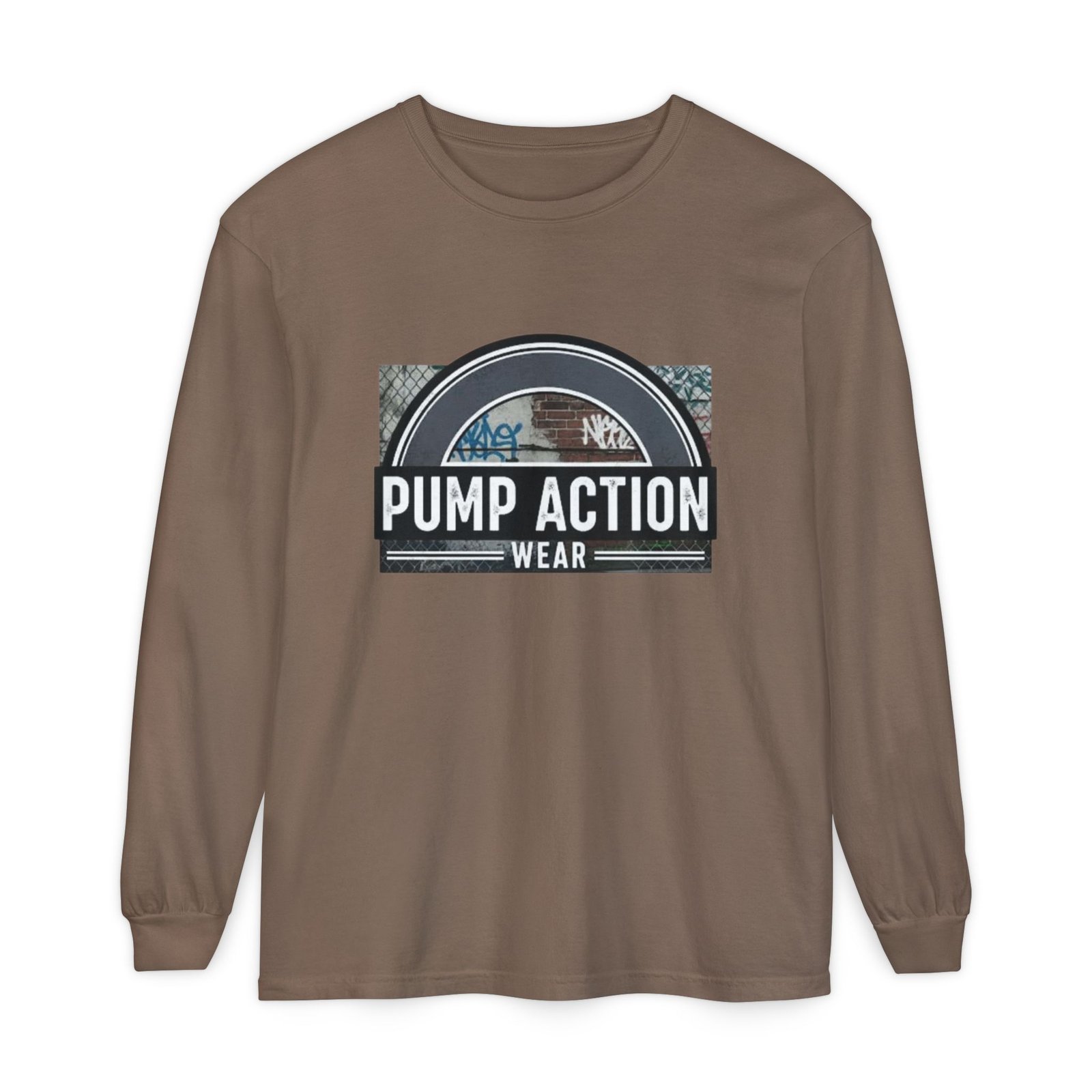 Pump Action Wear Long Sleeve Tee — Vintage Fuel Pump Logo Shirt - Image 25