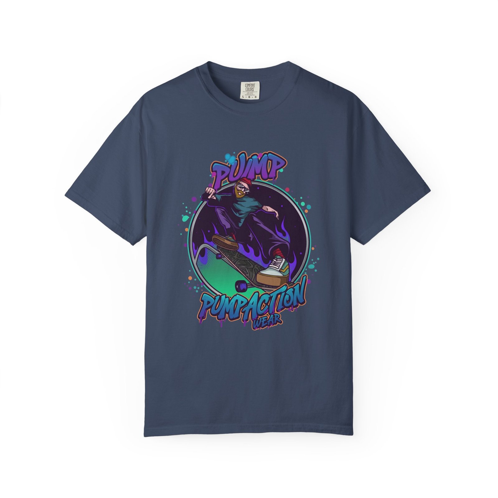 Skate Grim Reaper "Pump Funpaction" Graphic T-Shirt - Image 37