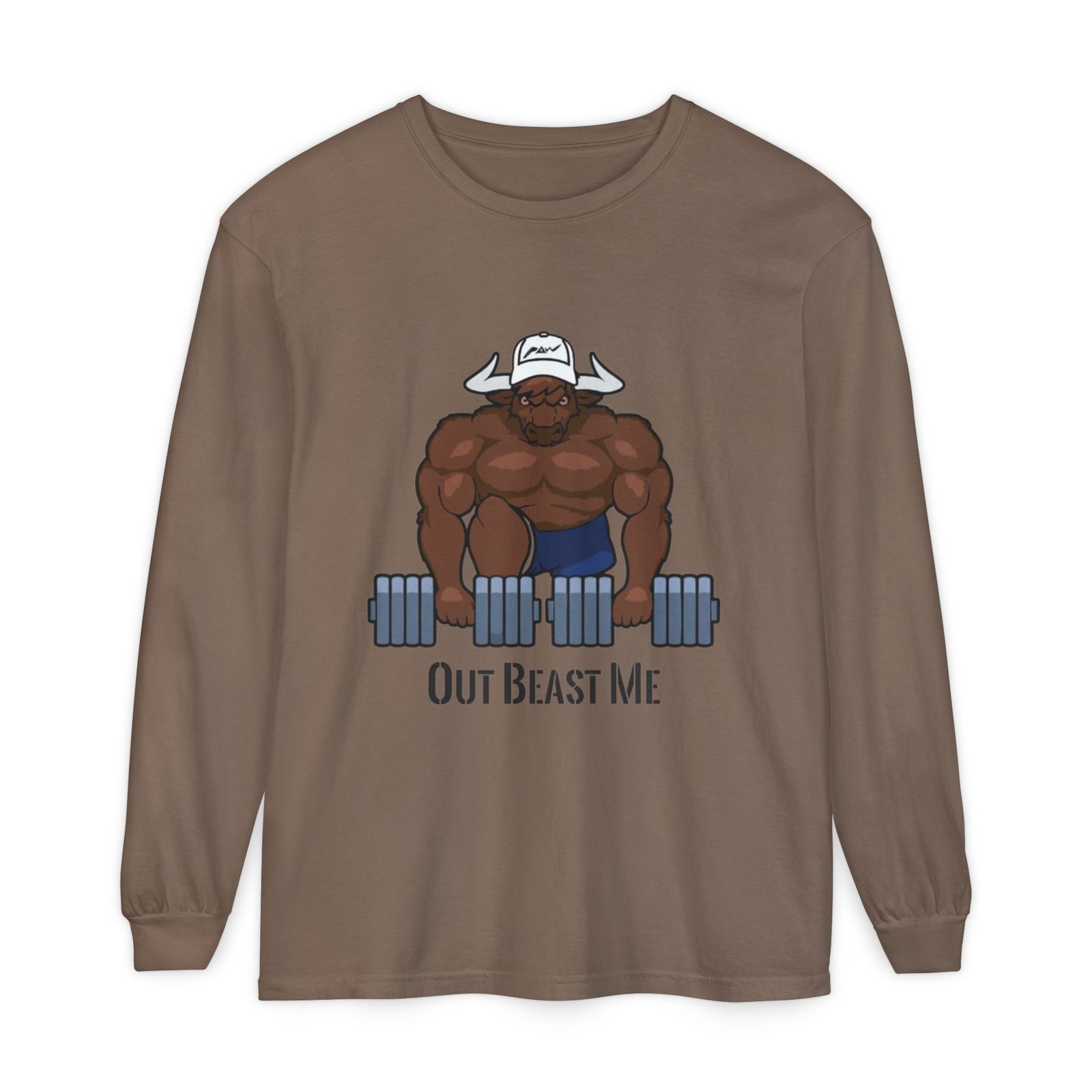 Out Beast Me Long Sleeve Shirt — Motivational Gym Tee - Image 25