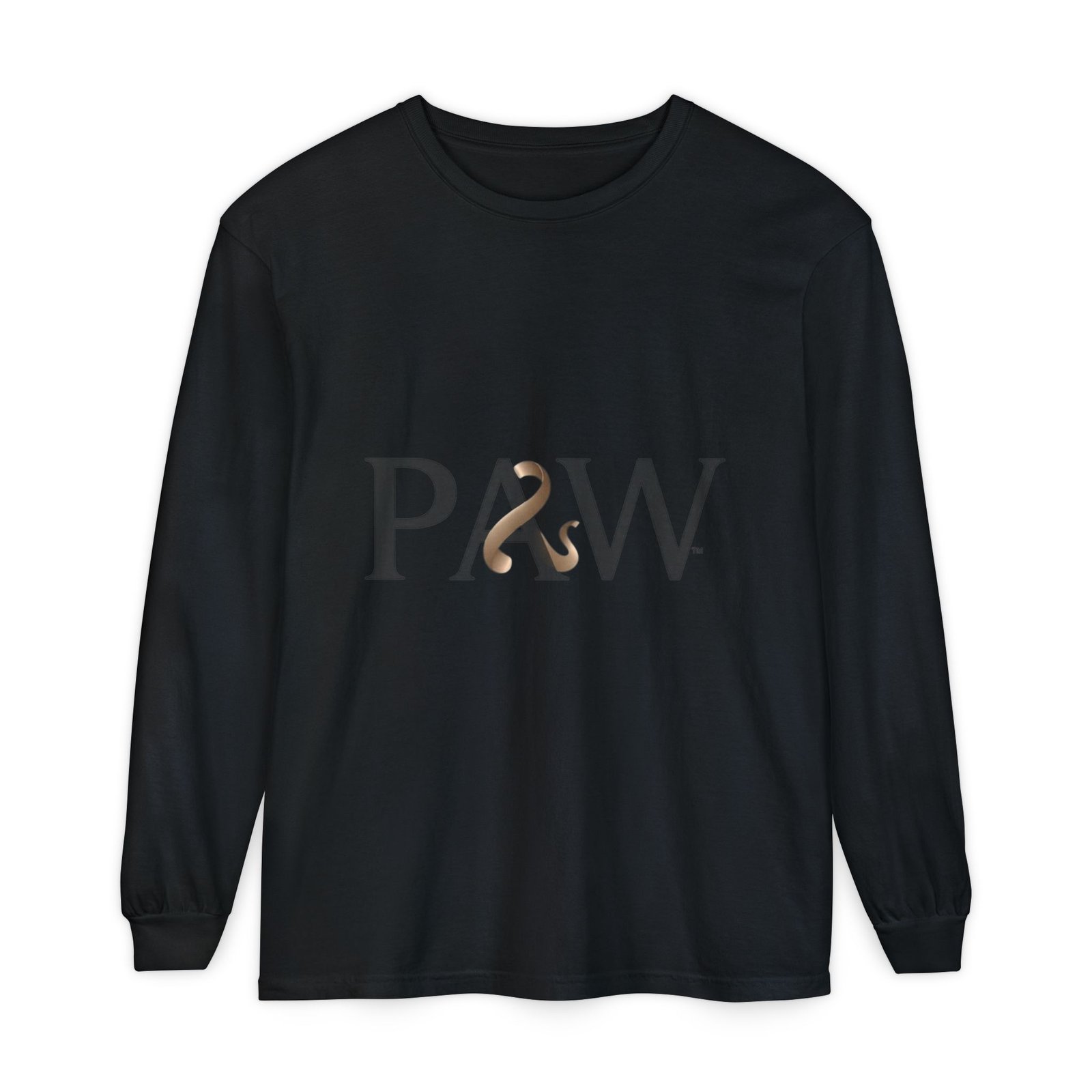 PAW Ampersand Long Sleeve Tee — Minimal Pet Lover Graphic Shirt - Image 61
