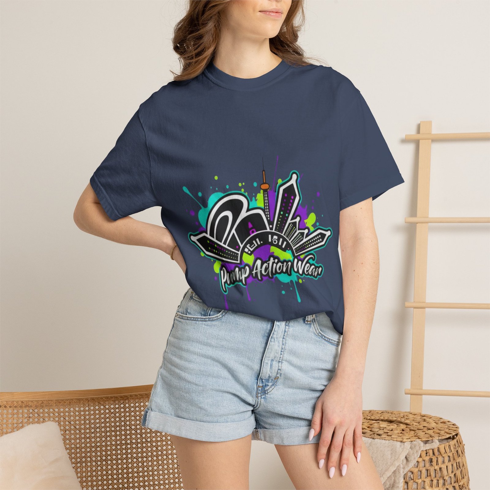 Graffiti City “Pimp-Action Wear” Graphic T-Shirt - Image 40