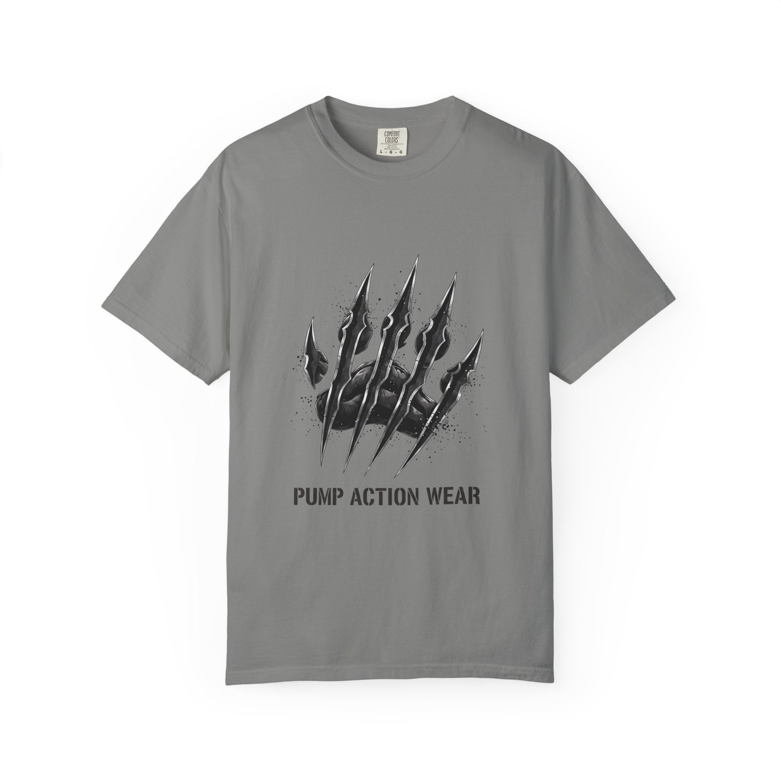 Pump Action Wear Graphic T-Shirt — Tactical Claw Logo Tee - Image 33