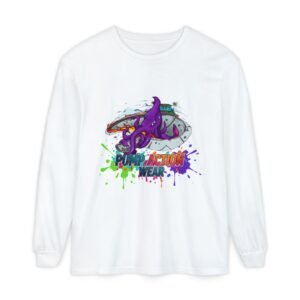 Action Octopus Long Sleeve Tee - "Pump Action Wear" Graphic Shirt