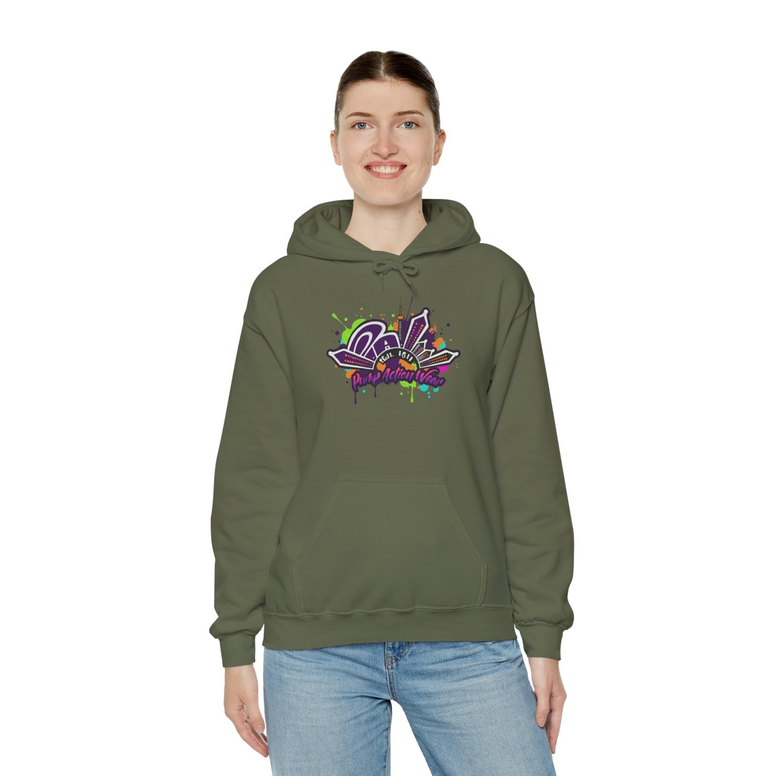 Pump Action Wear Hoodie 15 — Pullover - Image 20