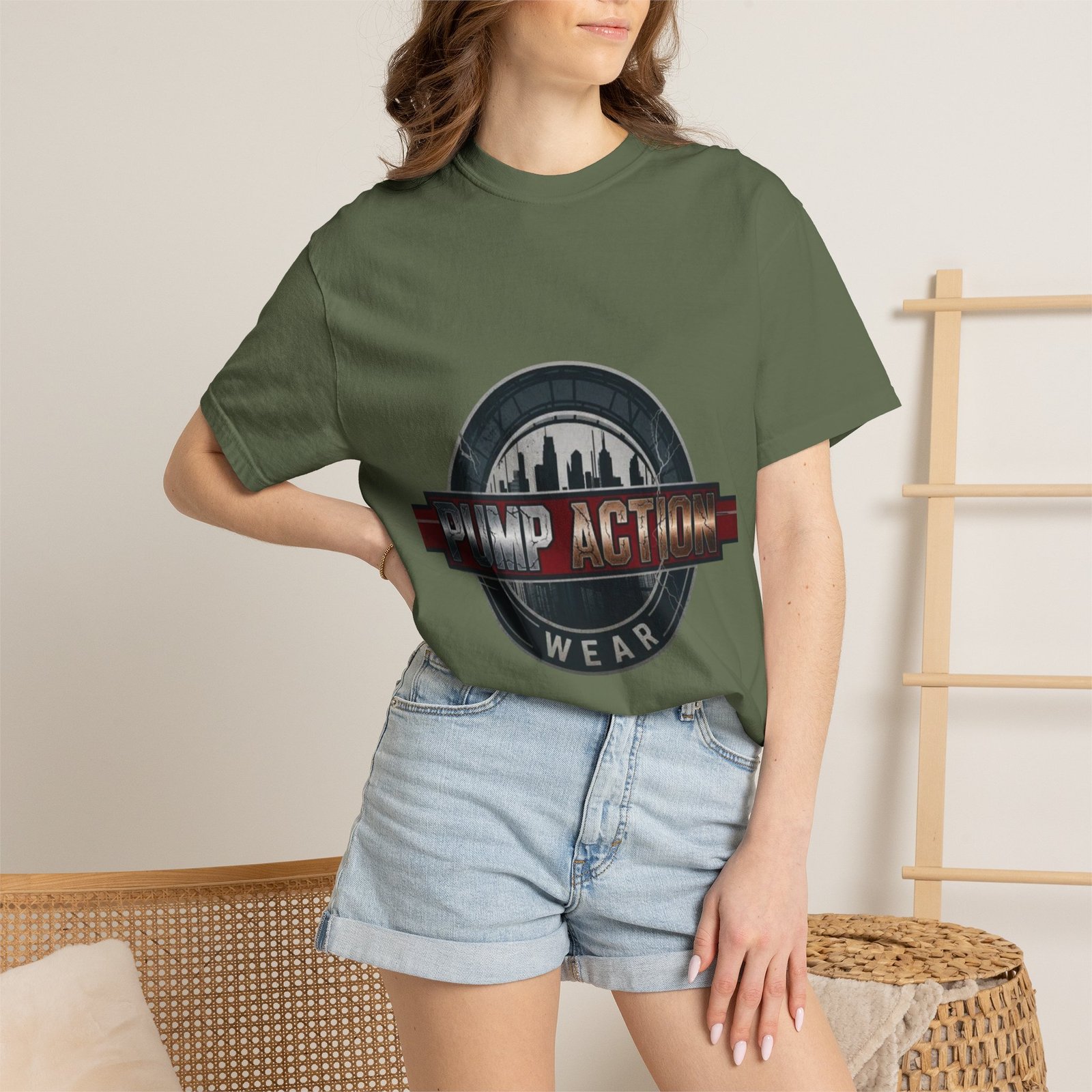 Pump Action Wear Logo T‑Shirt — Urban Fitness Gym Tee - Image 28