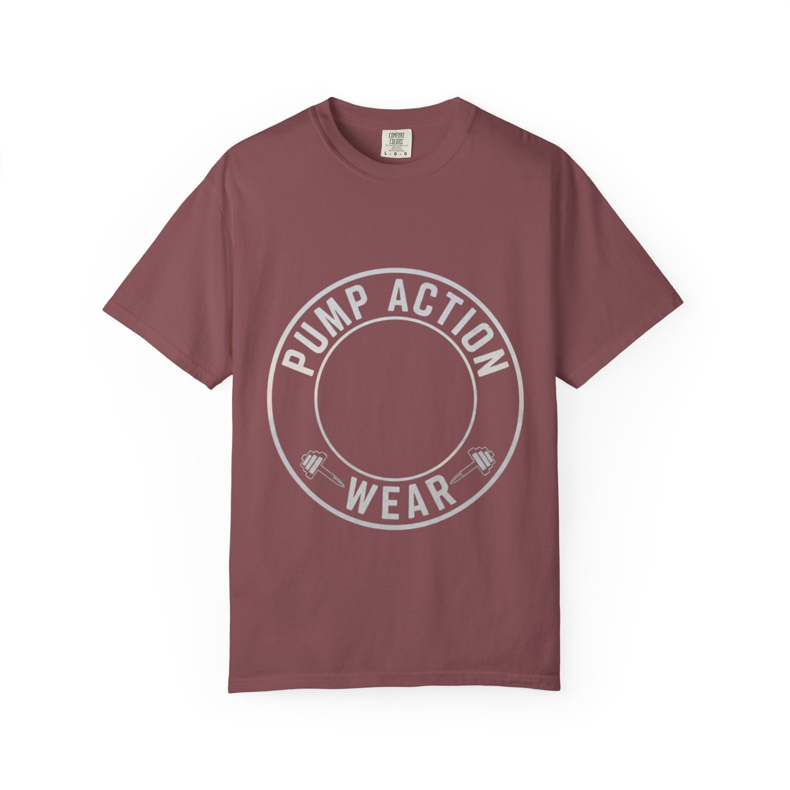Pump Action Wear T‑Shirt — Vintage Crest Graphic Tee - Image 5