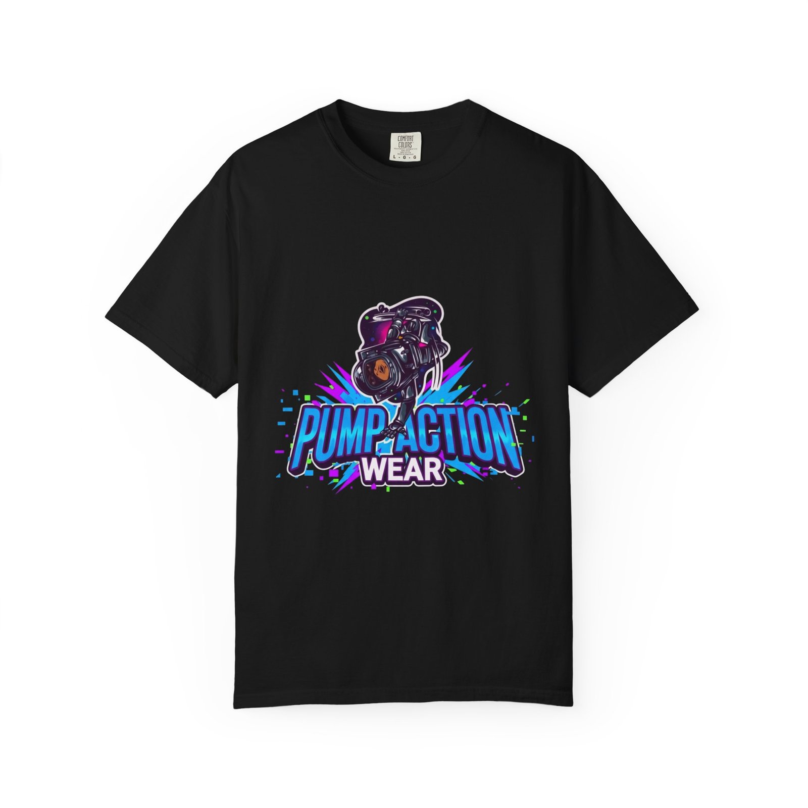 Pump Action Wear T-Shirt — Retro Gamer Streetwear Graphic Tee - Image 45