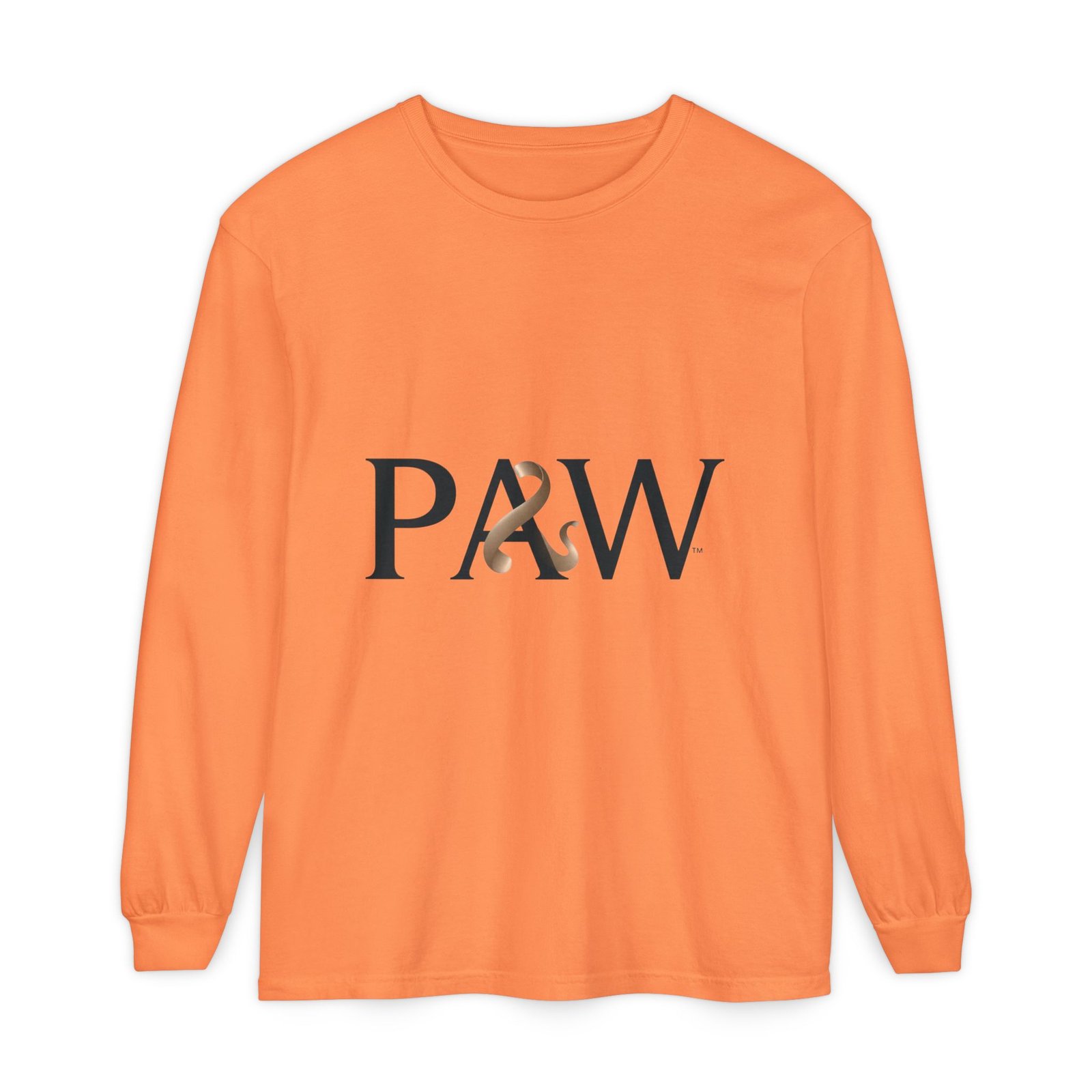 PAW Ampersand Long Sleeve Tee — Minimal Pet Lover Graphic Shirt - Image 5