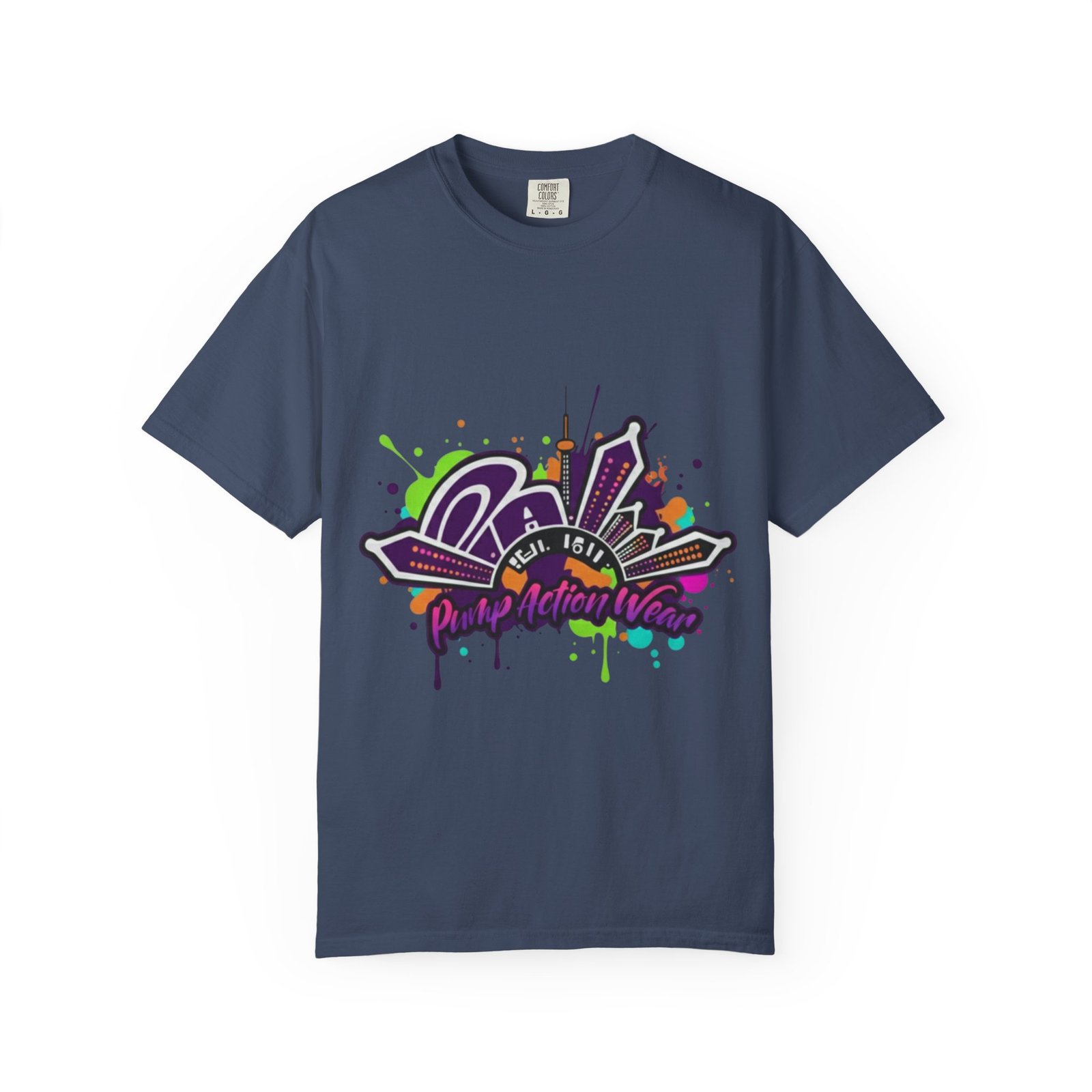 T-Shirt — Retro Graffiti 'Party All Night' Graphic Tee - Image 33