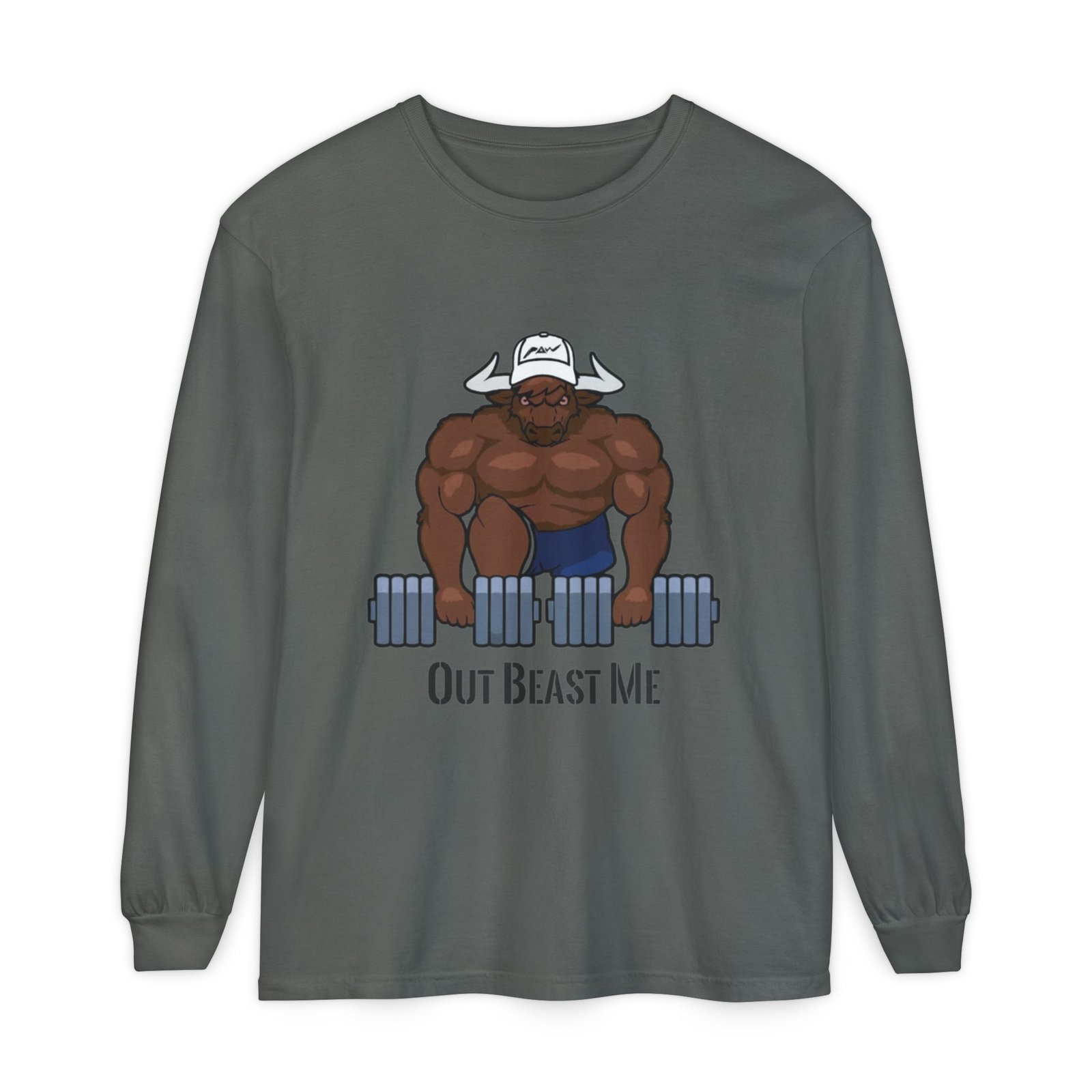 Out Beast Me Long Sleeve Shirt — Motivational Gym Tee - Image 37