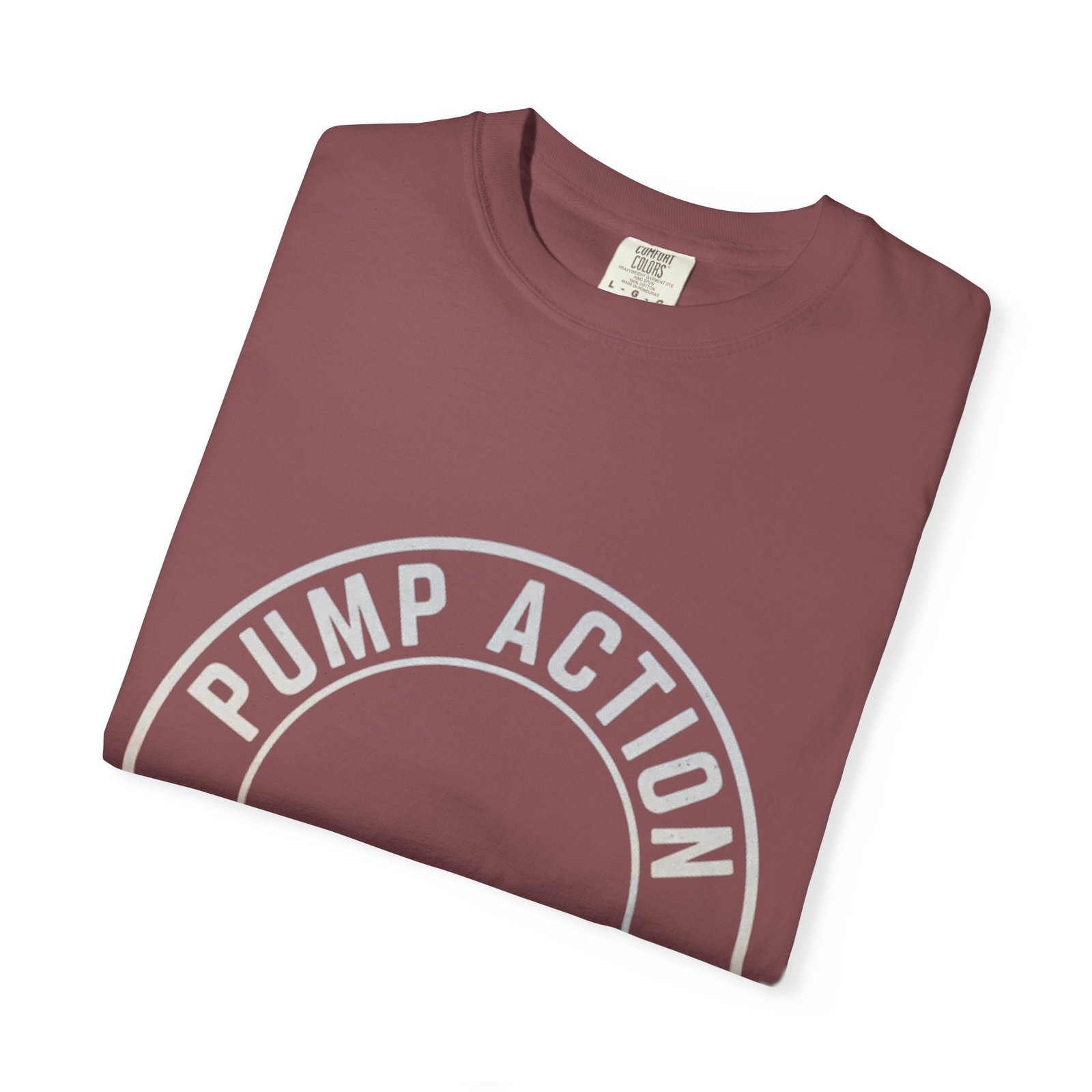 Pump Action Wear T‑Shirt — Vintage Crest Graphic Tee - Image 7