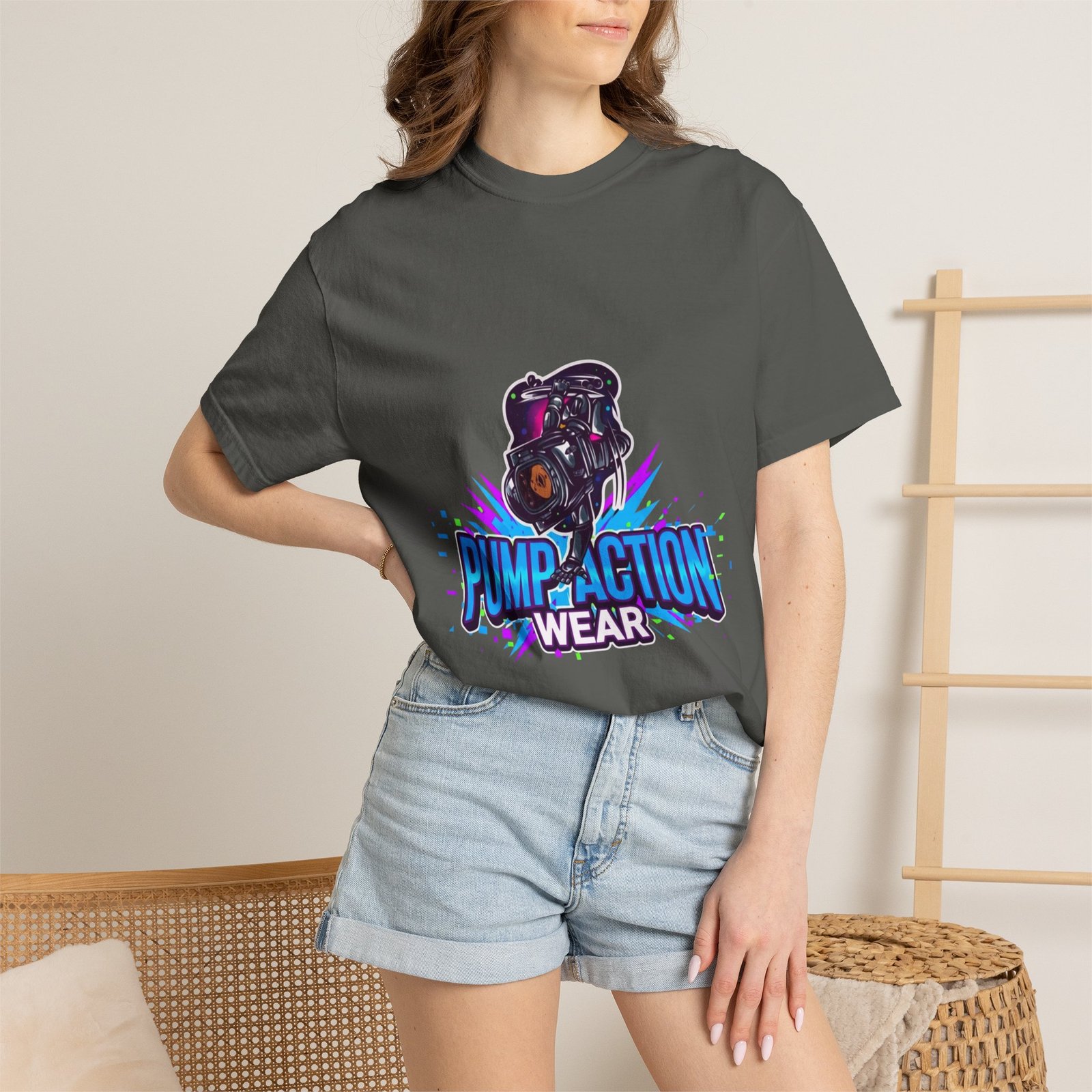Pump Action Wear T-Shirt — Retro Gamer Streetwear Graphic Tee - Image 20