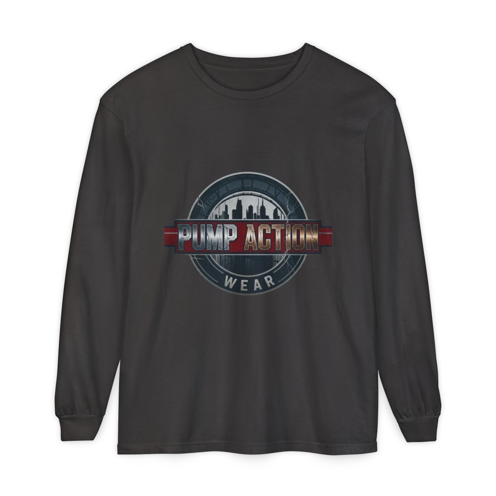 Pump Action Logo Long Sleeve Tee - Image 49