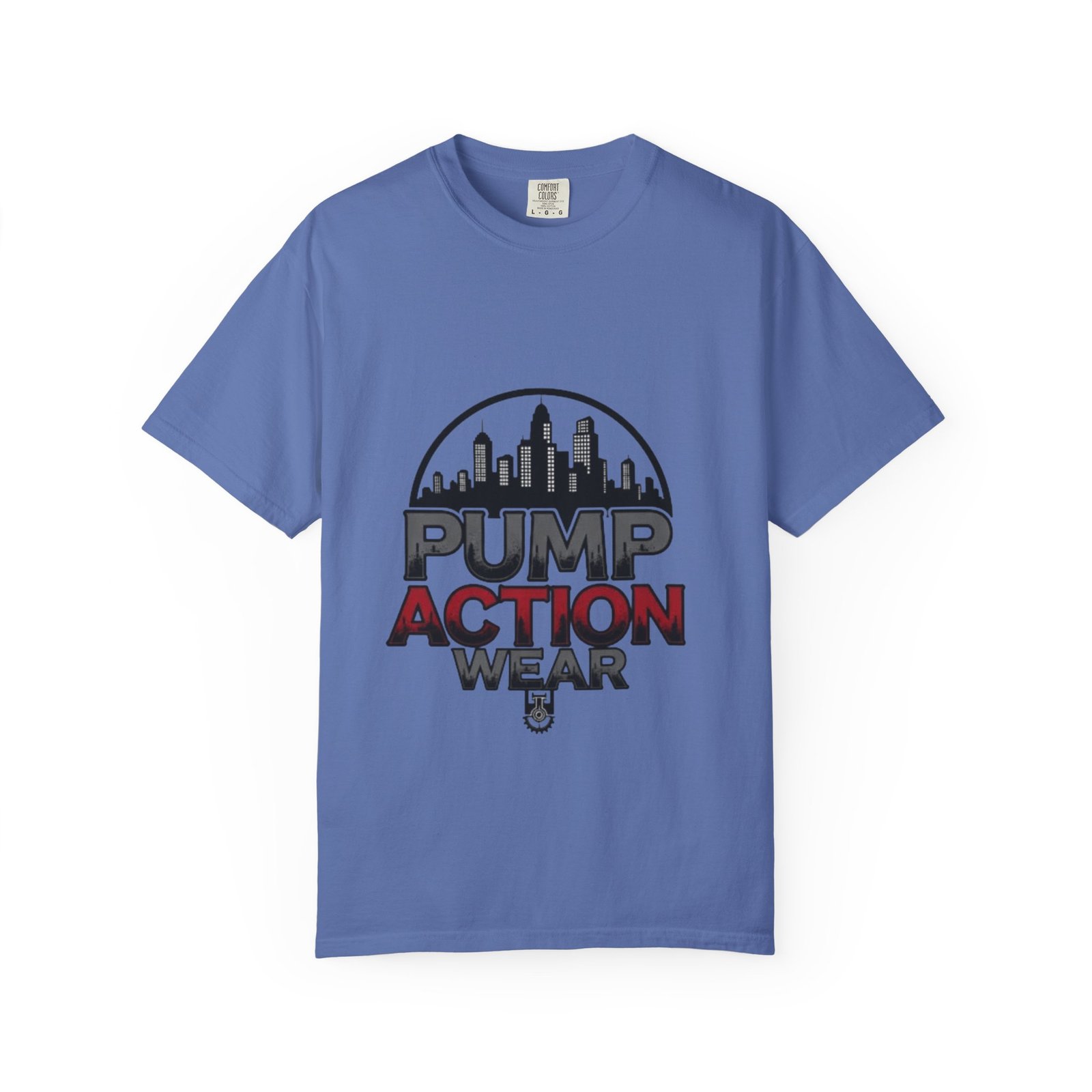 Pump Action Wear Skyline T-Shirt — Urban Streetwear Graphic Tee - Image 29