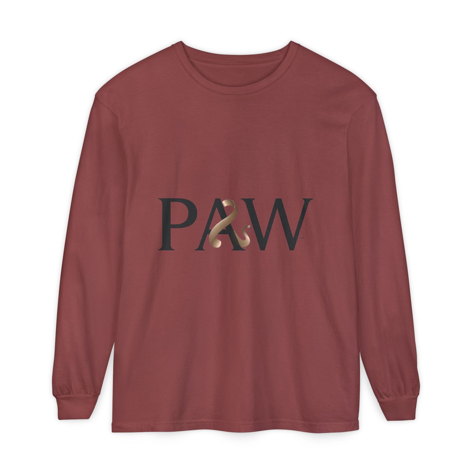 PAW Ampersand Long Sleeve Tee — Minimal Pet Lover Graphic Shirt - Image 13