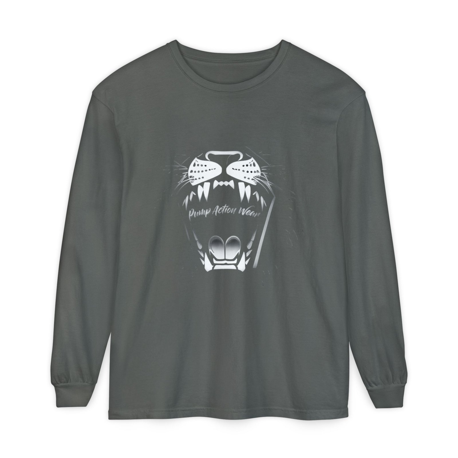 Long Sleeve T‑Shirt — Minimal Tiger Face Graphic - Image 37