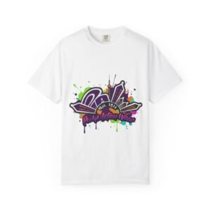 T-Shirt — Retro Graffiti 'Party All Night' Graphic Tee