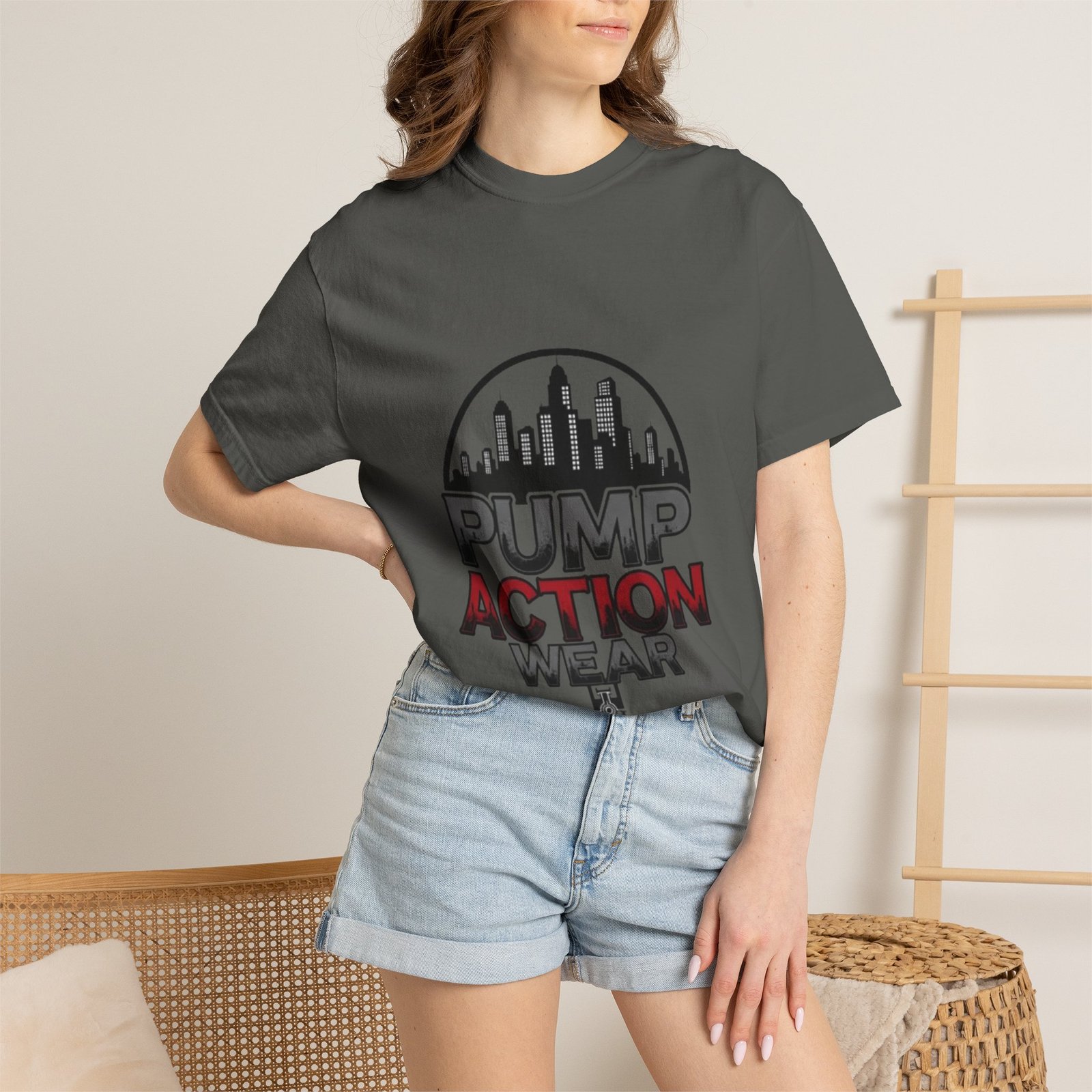 Pump Action Wear Skyline T-Shirt — Urban Streetwear Graphic Tee - Image 20