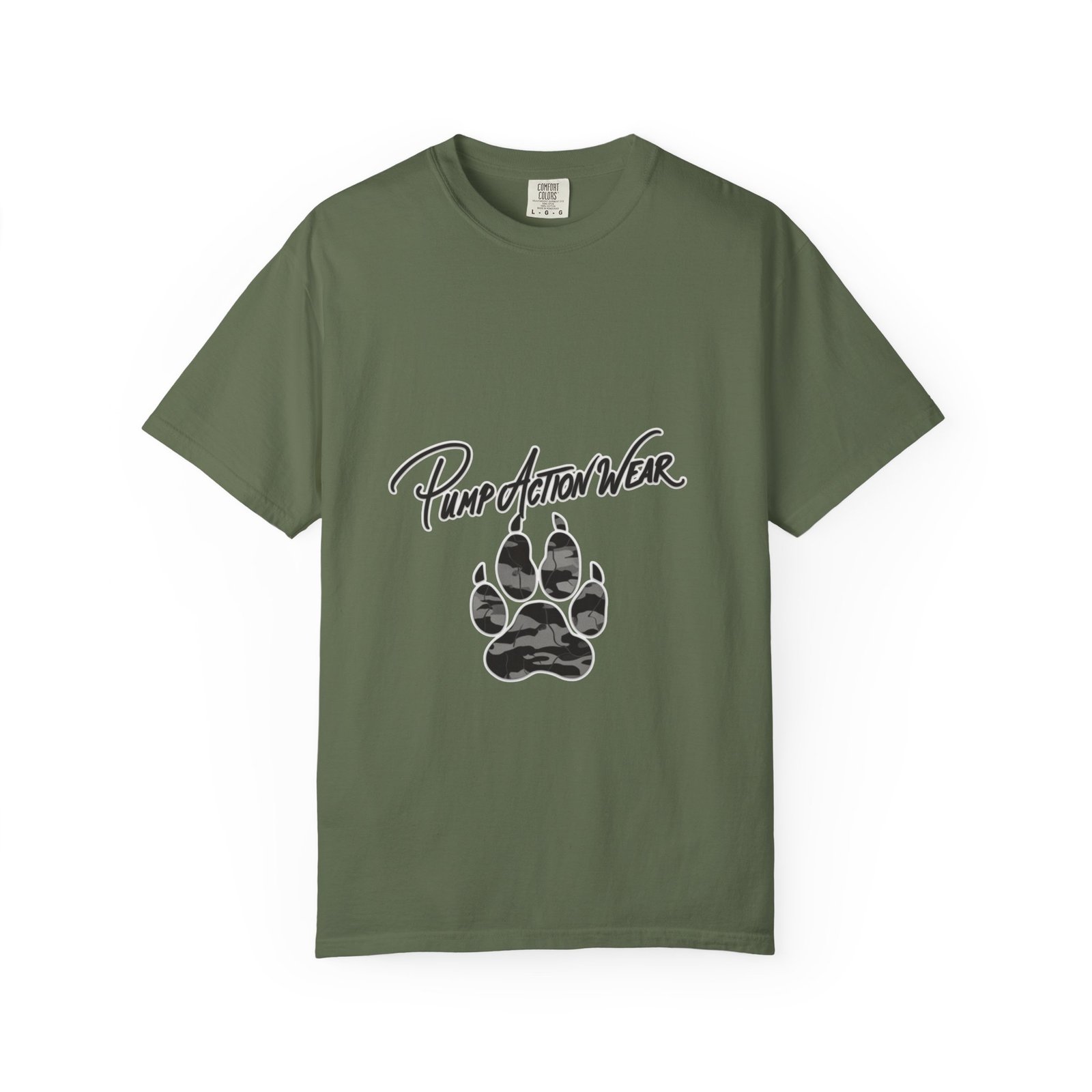 Pump Action Wear Paw Print T-Shirt — Graphic Casual Tee for Pet Lovers - Image 25