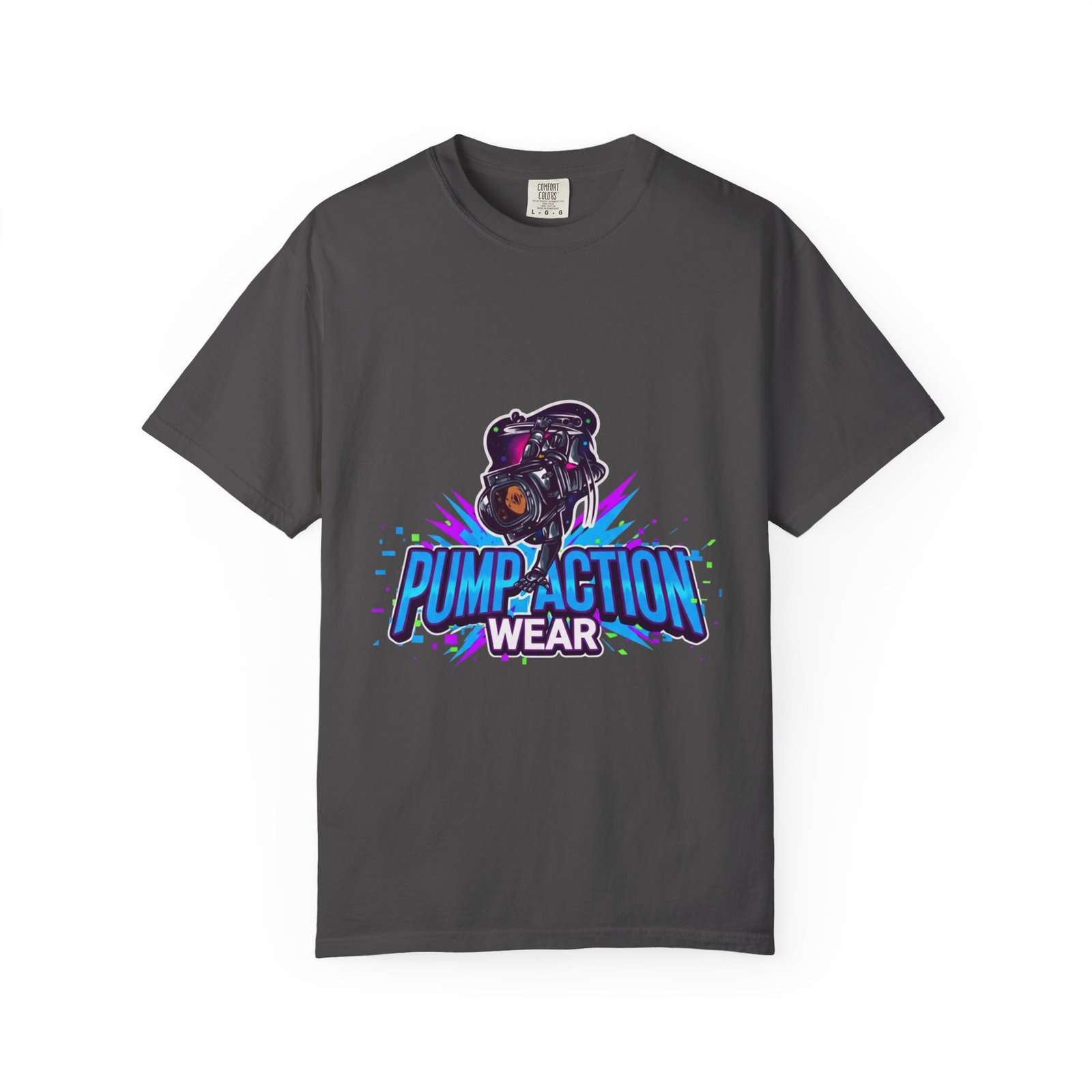 Pump Action Wear T-Shirt — Retro Gamer Streetwear Graphic Tee - Image 41