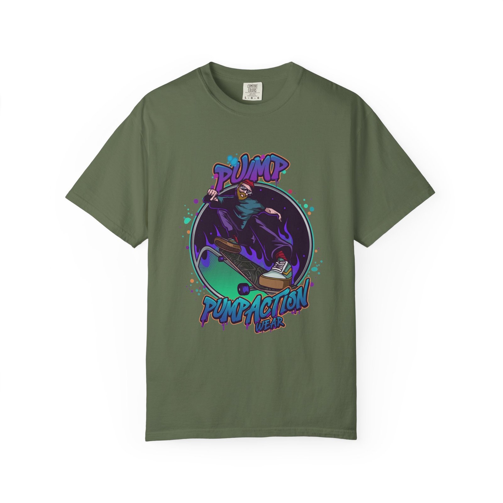Skate Grim Reaper "Pump Funpaction" Graphic T-Shirt - Image 25
