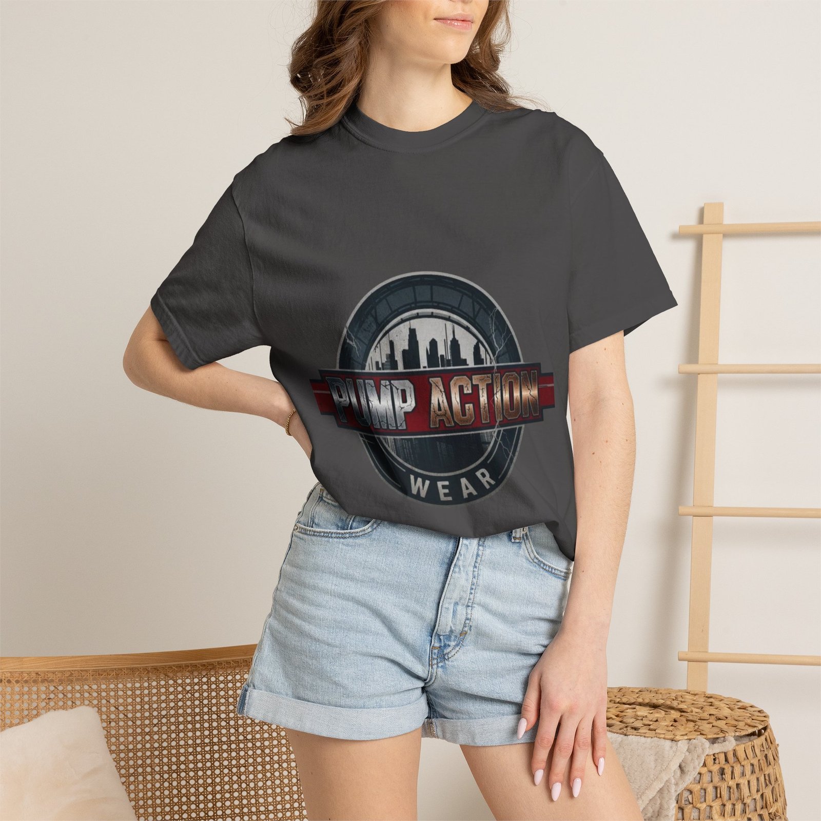 Pump Action Wear Logo T‑Shirt — Urban Fitness Gym Tee - Image 44