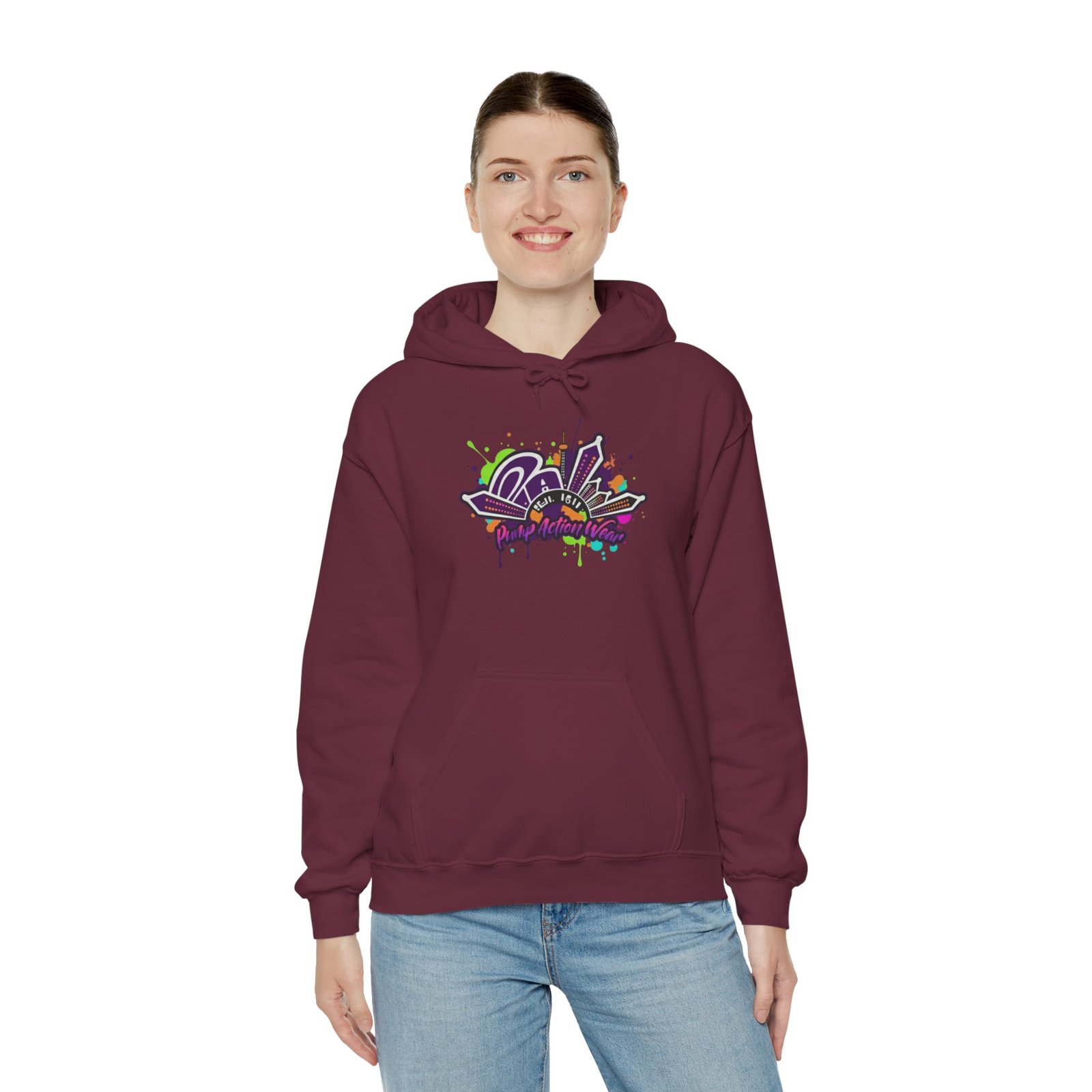 Pump Action Wear Hoodie 15 — Pullover - Image 12