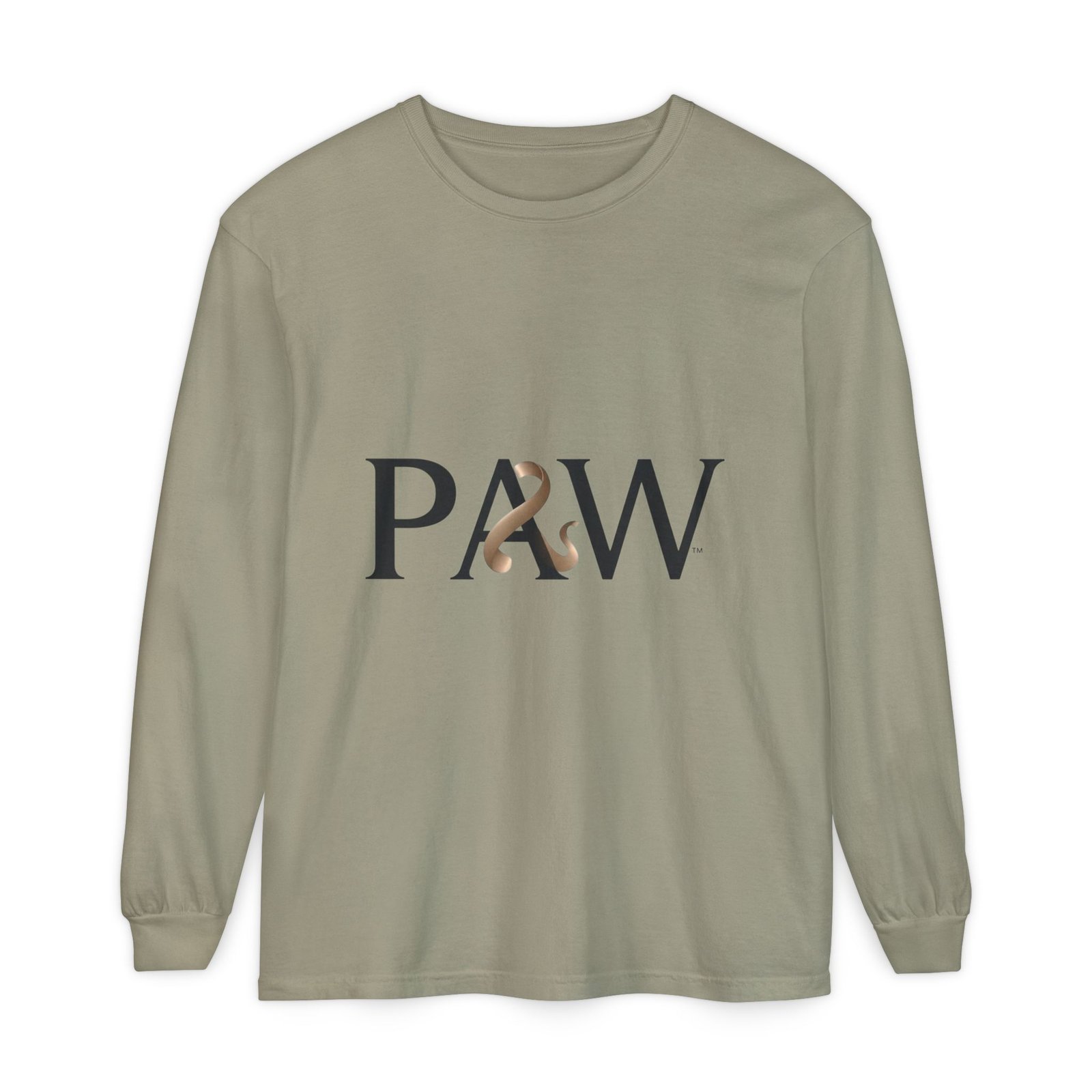 PAW Ampersand Long Sleeve Tee — Minimal Pet Lover Graphic Shirt - Image 33