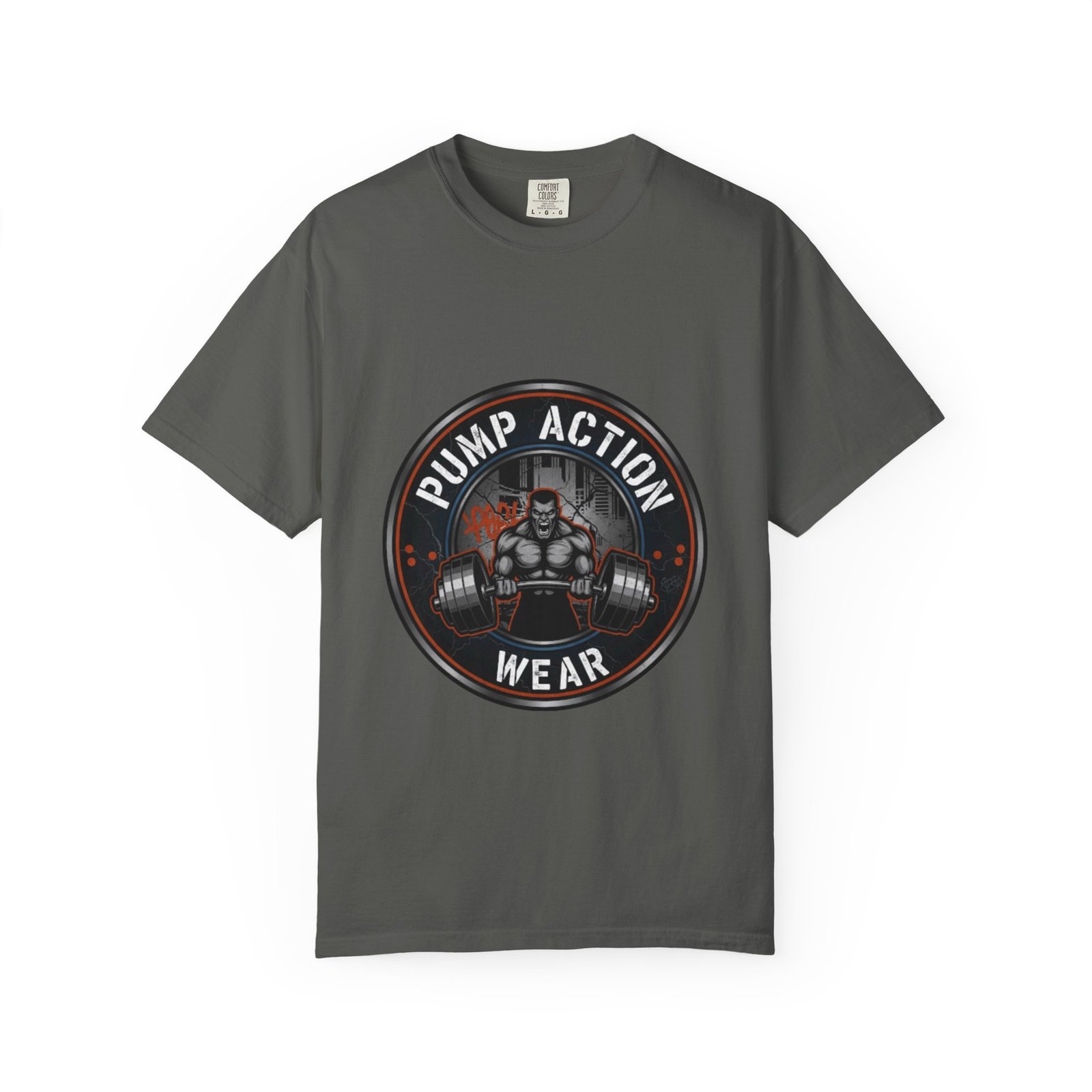 Gym T-Shirt — "Pump Action Wear" Muscle Weightlifting Tee - Image 17