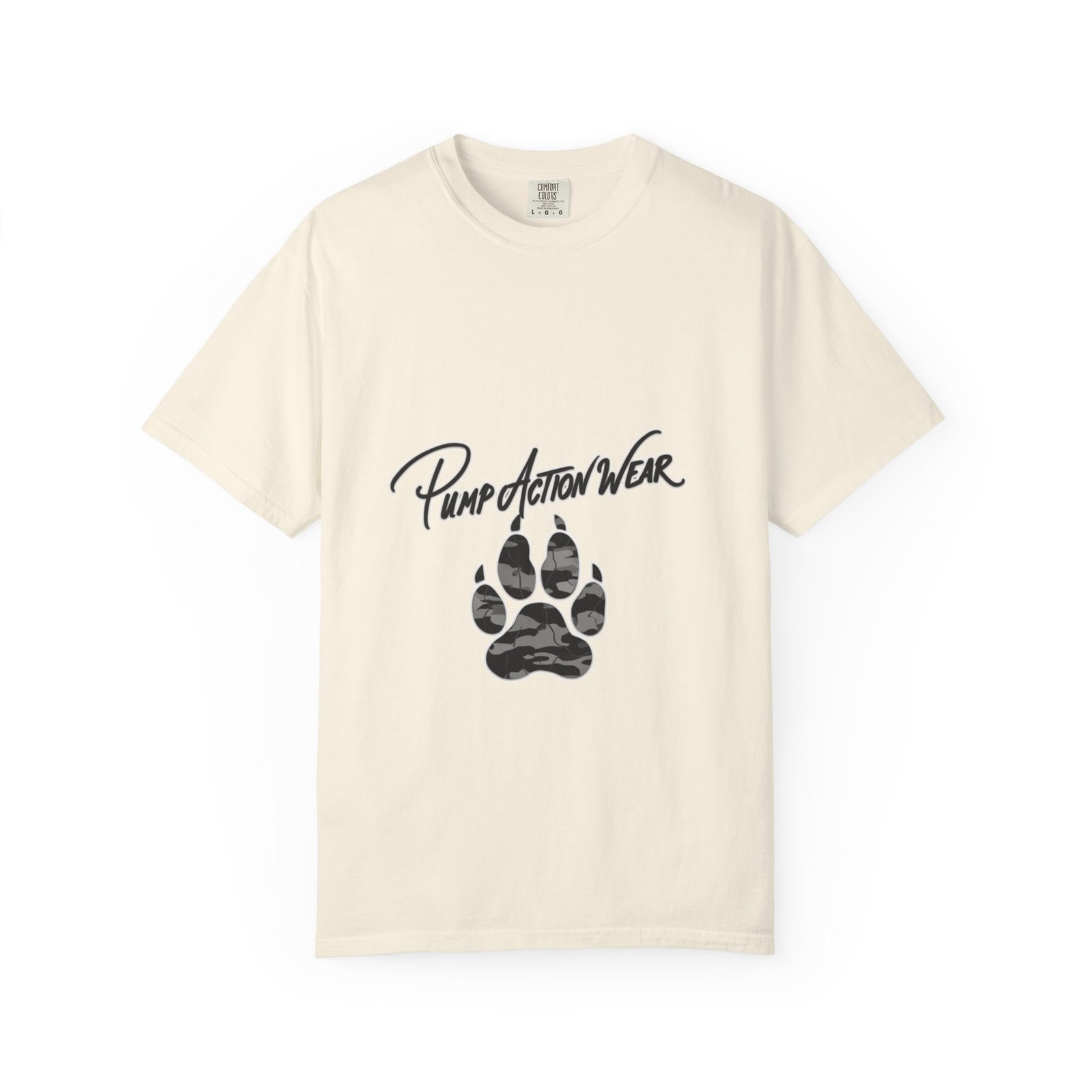 Pump Action Wear Paw Print T-Shirt — Graphic Casual Tee for Pet Lovers - Image 9